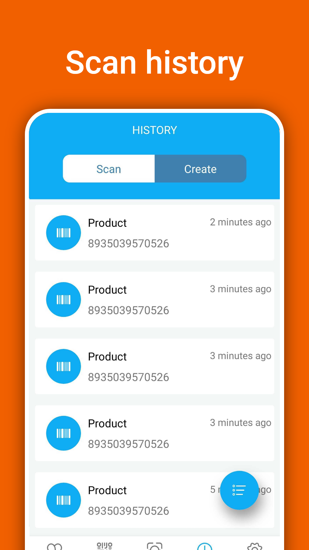 اسکرین شات 3 برنامه QRCode Reader: Barcode Scanner