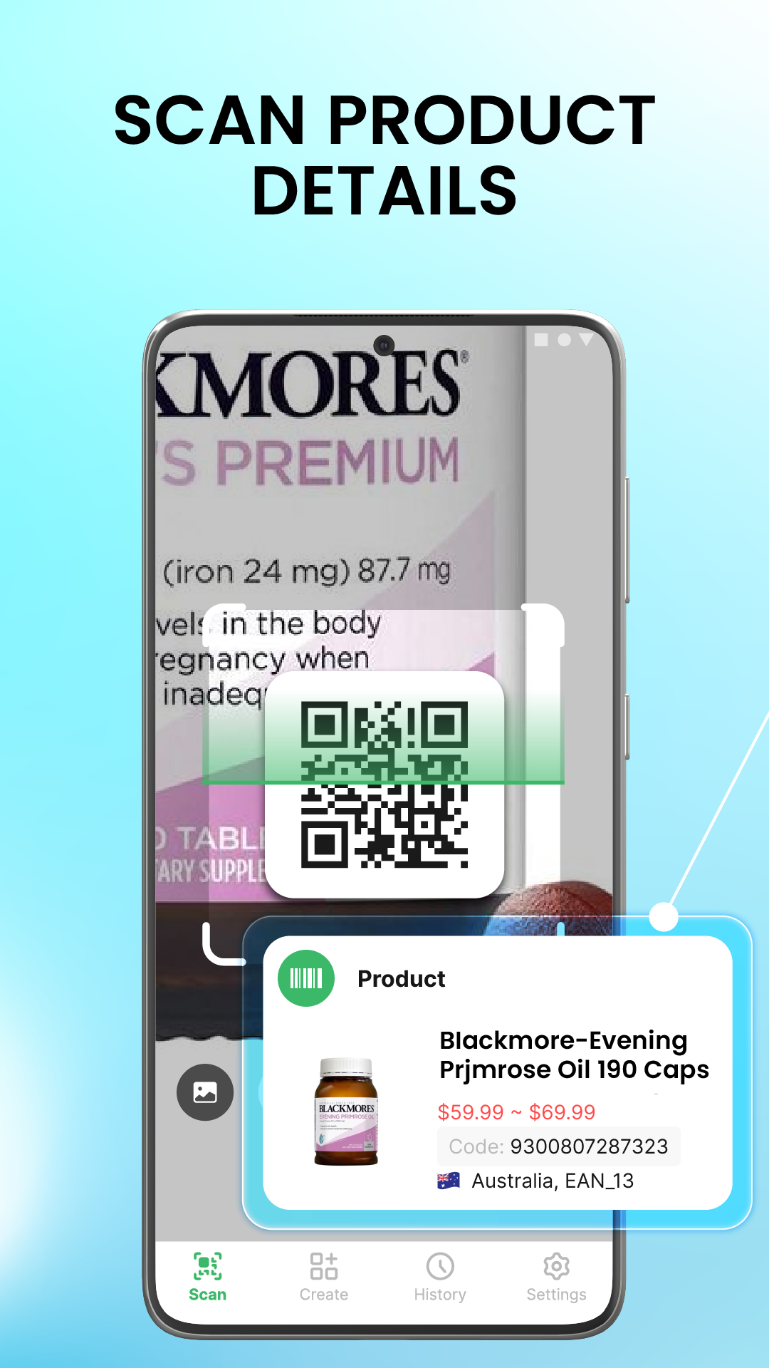 اسکرین شات 3 برنامه QR Code Scanner & Barcode Scan