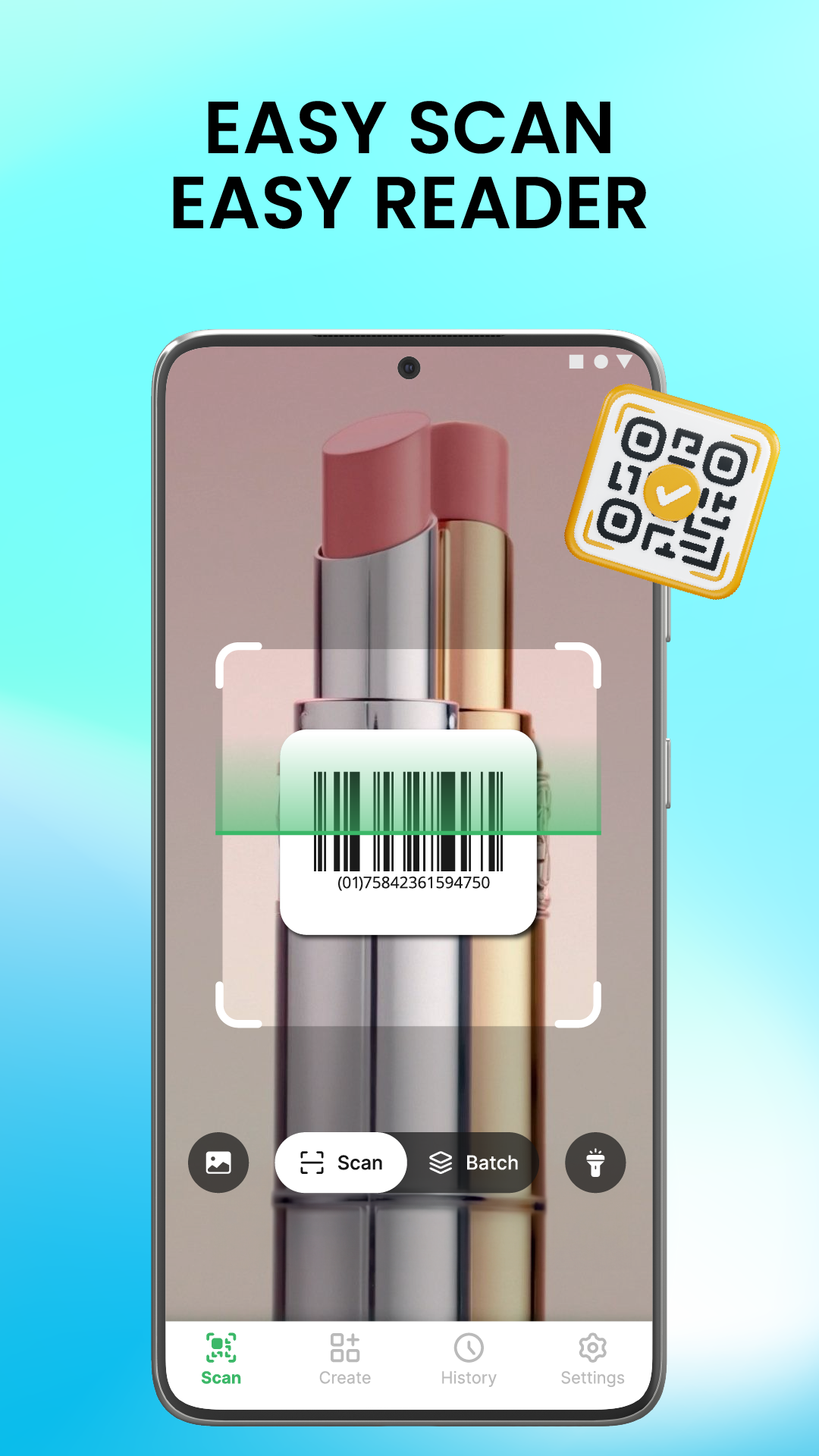 اسکرین شات 2 برنامه QR Code Scanner & Barcode Scan
