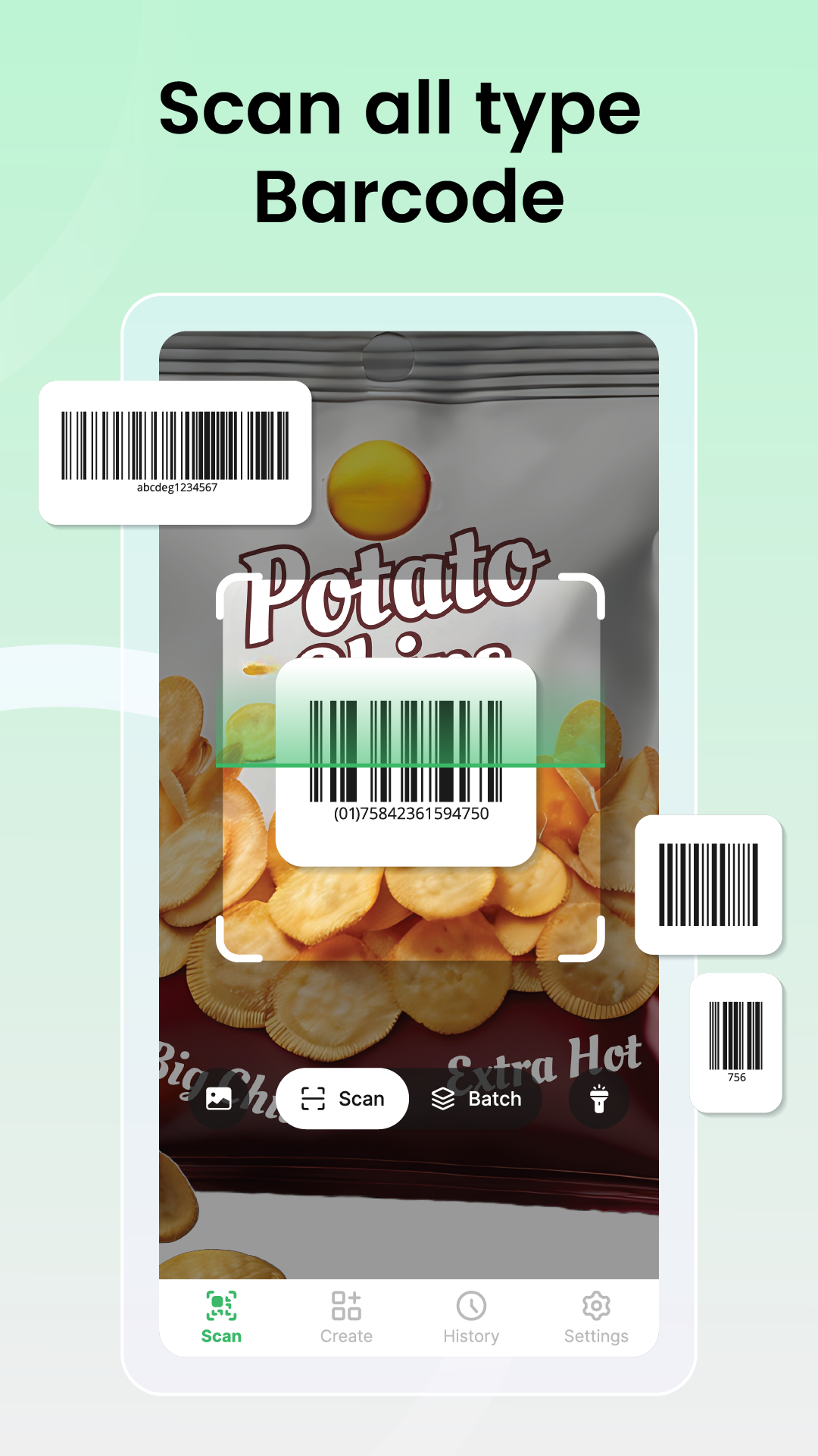 اسکرین شات 3 برنامه QR Code Scanner & Barcode Scan