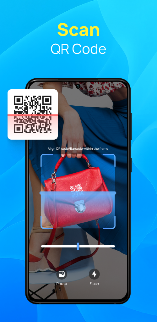 اسکرین شات 1 برنامه QR Code Scanner: Read Barcode