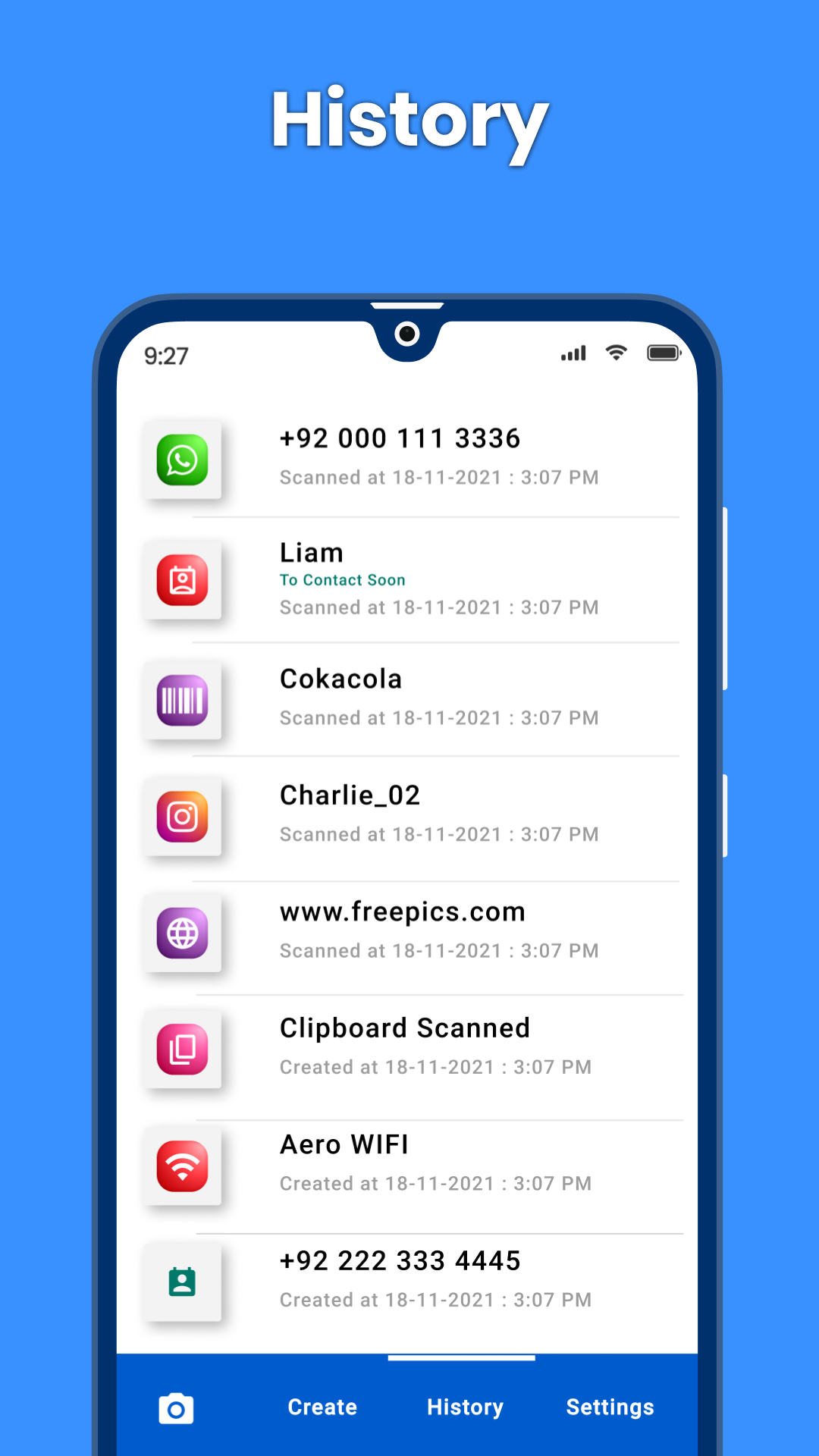 اسکرین شات 6 برنامه QR Code Scanner-Barcode Reader