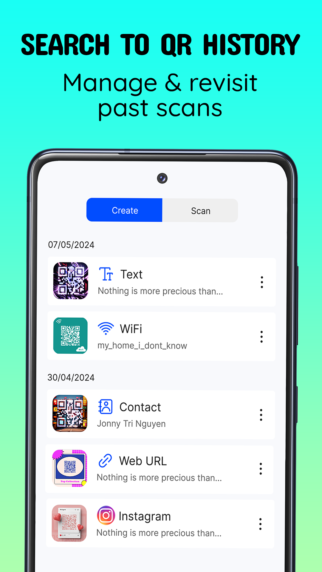 اسکرین شات 6 برنامه QR Code AI Generator & Scanner