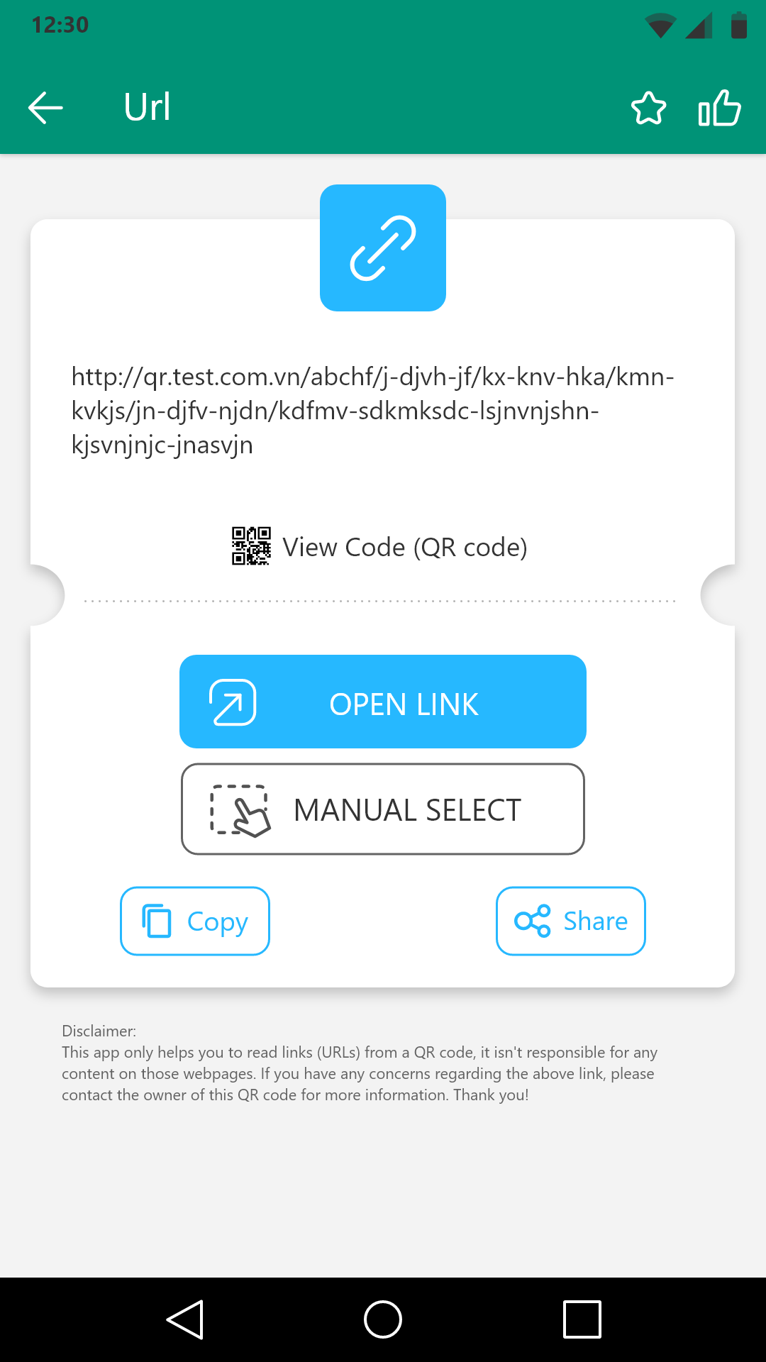 اسکرین شات 2 برنامه QR Code Scanner Barcode Reader