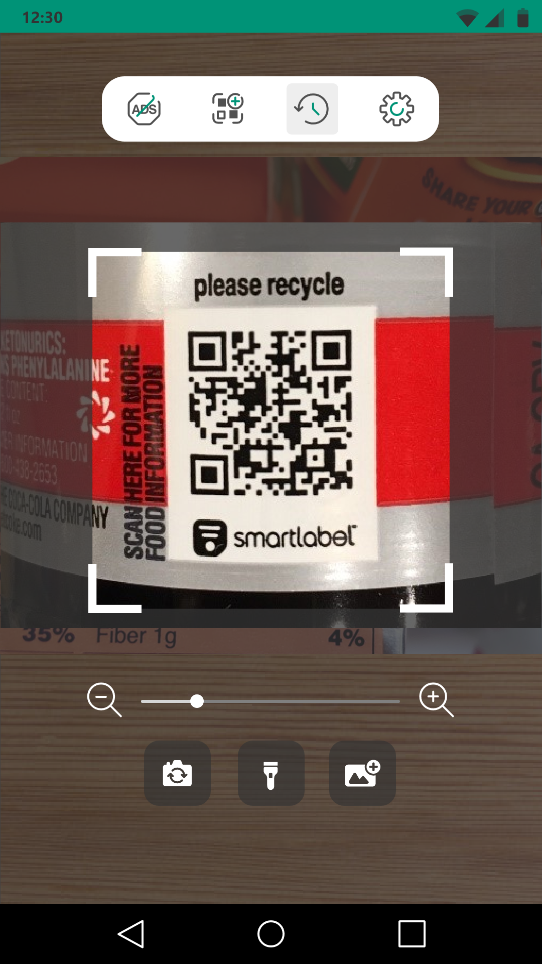 اسکرین شات 5 برنامه QR Code Scanner Barcode Reader