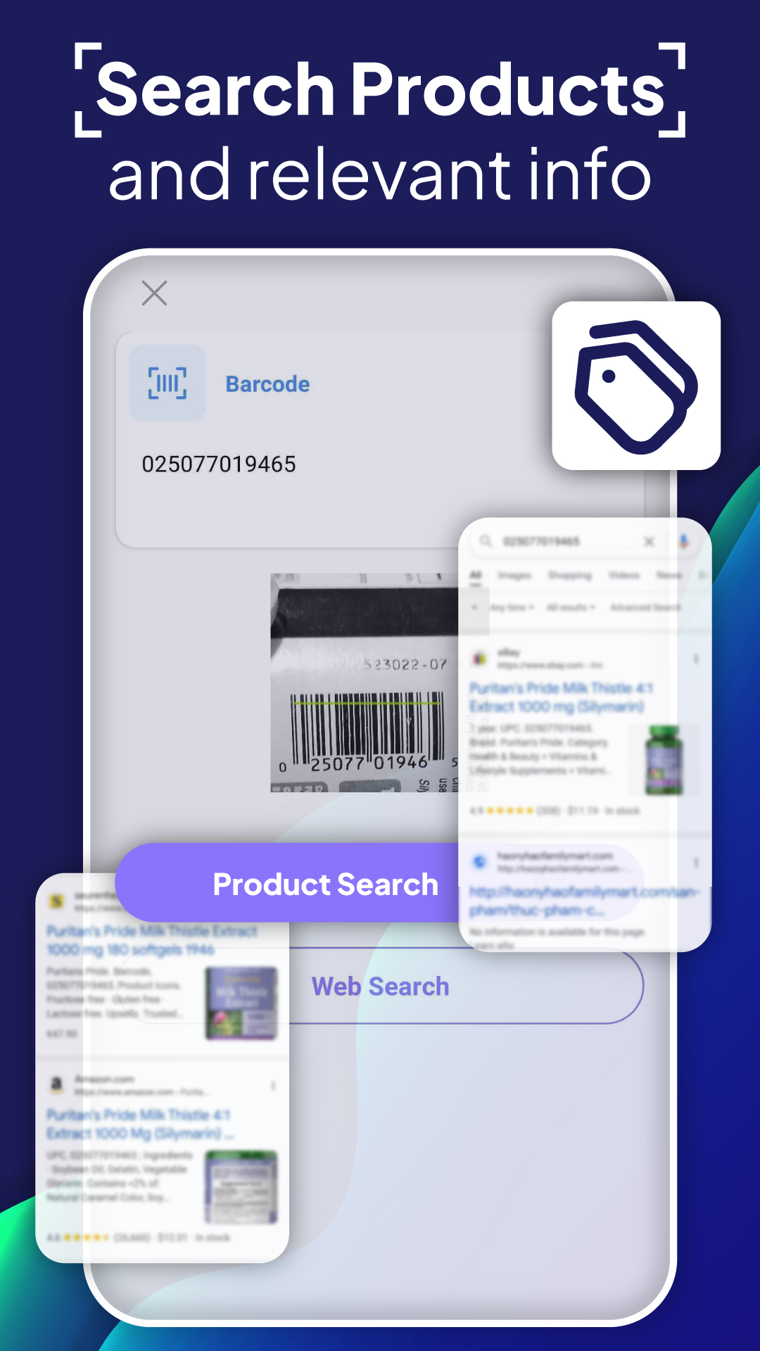 اسکرین شات 3 برنامه QR Reader & Barcode Generator