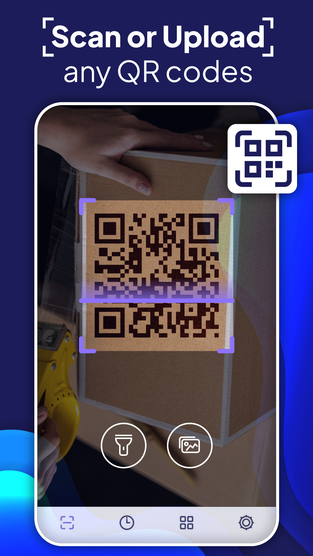 اسکرین شات 1 برنامه QR Reader & Barcode Generator