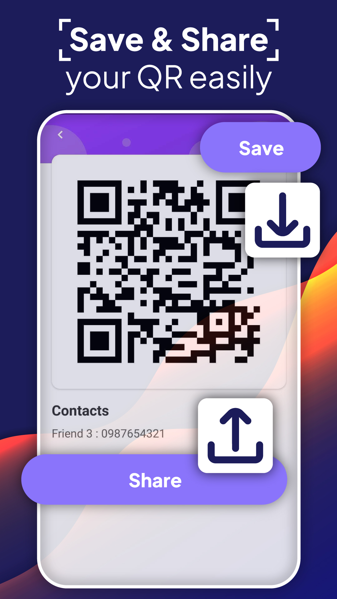 اسکرین شات 5 برنامه QR Reader & Barcode Generator