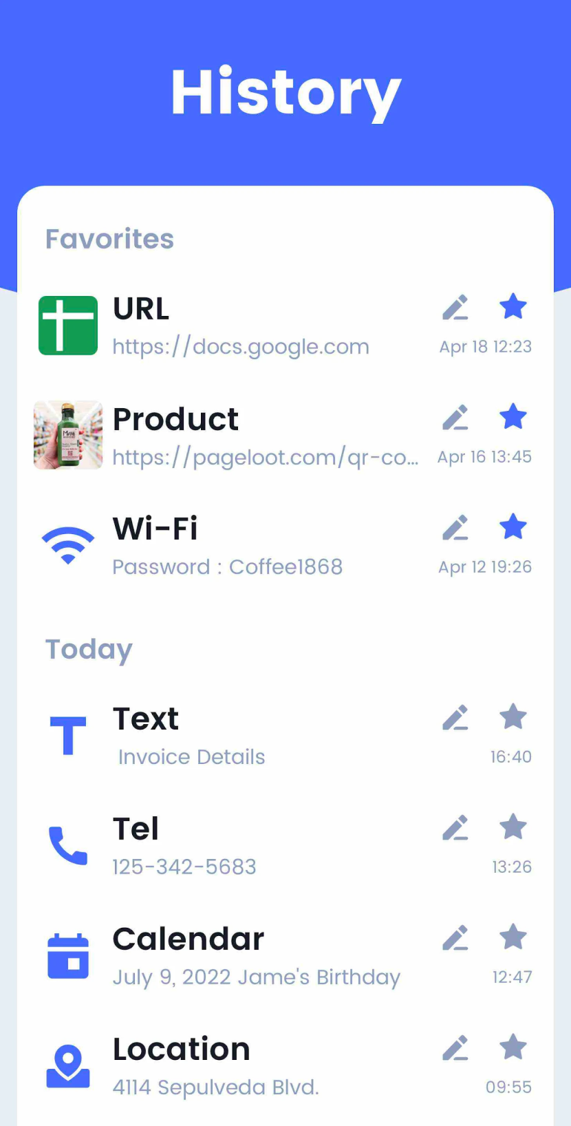 اسکرین شات 3 برنامه QR Code Scanner & Barcode Read