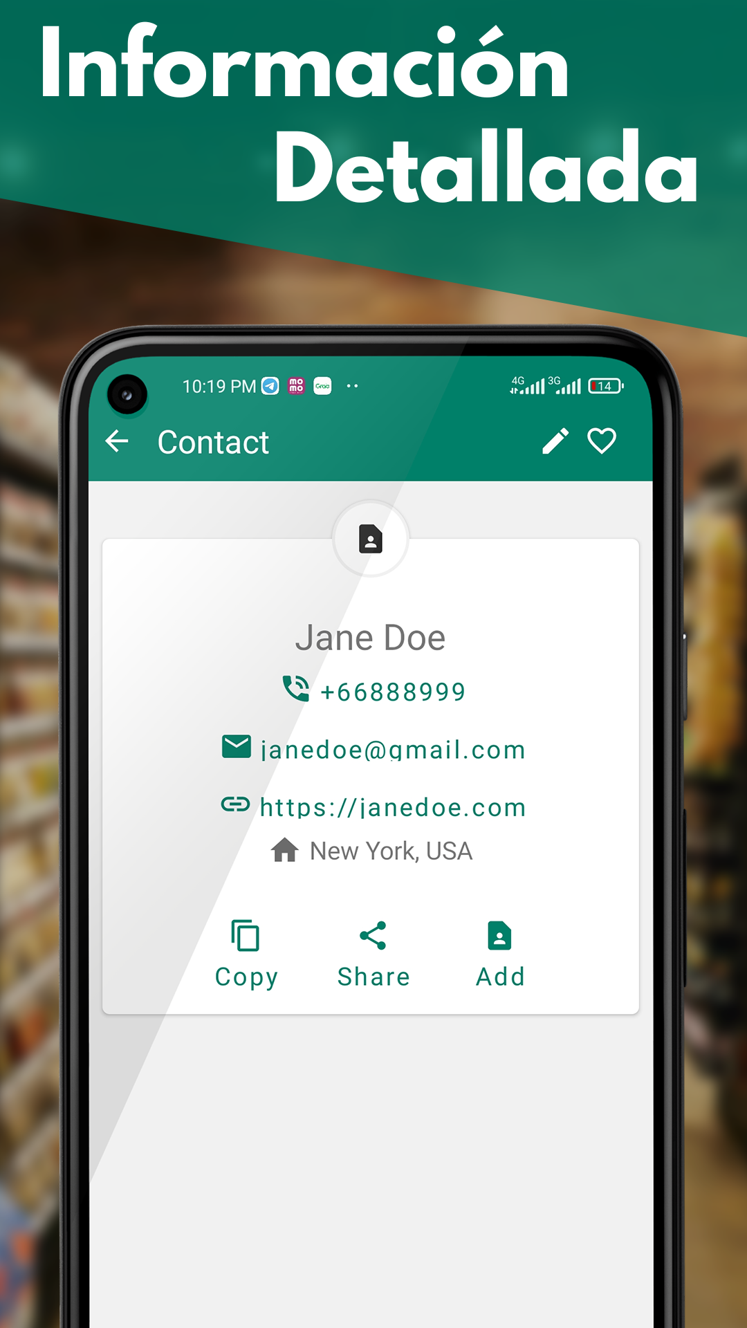 اسکرین شات 4 برنامه QR Scanner & Barcode Generator