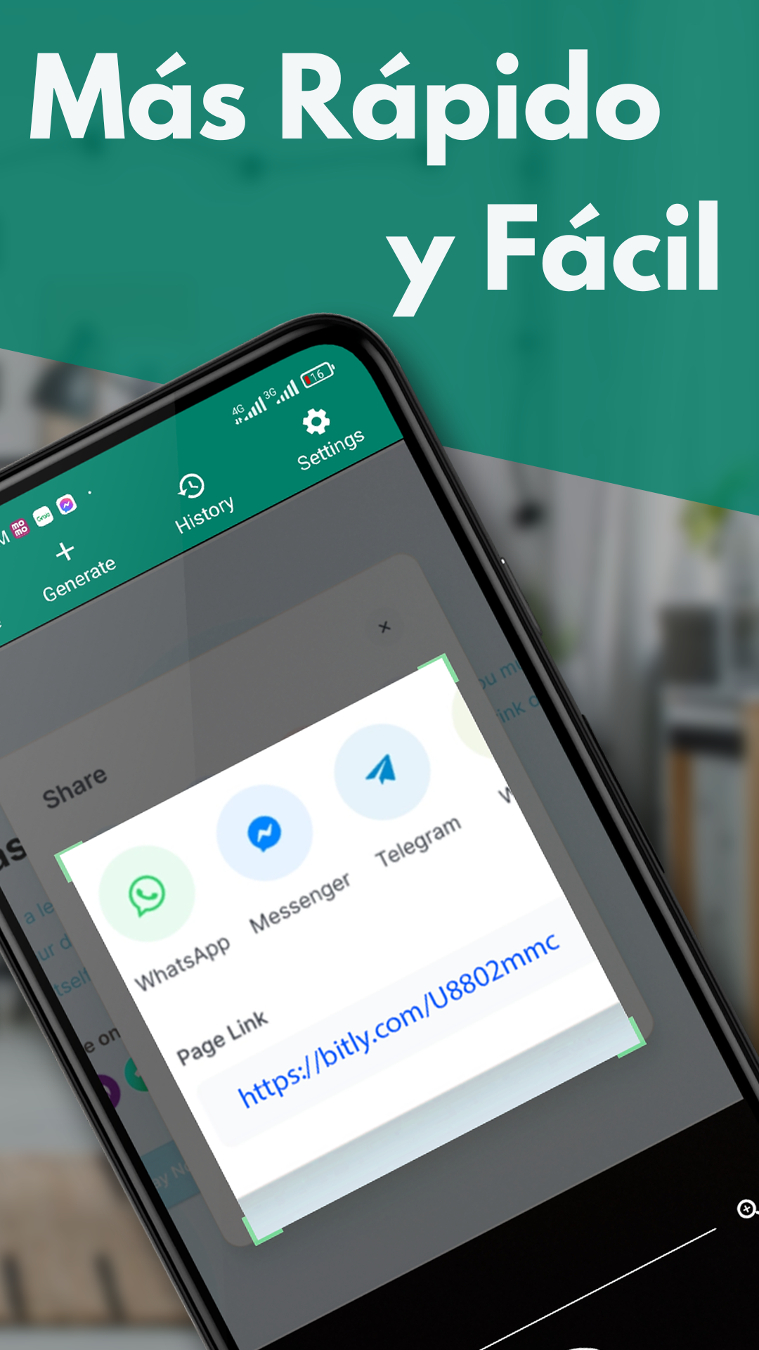 اسکرین شات 2 برنامه QR Scanner & Barcode Generator