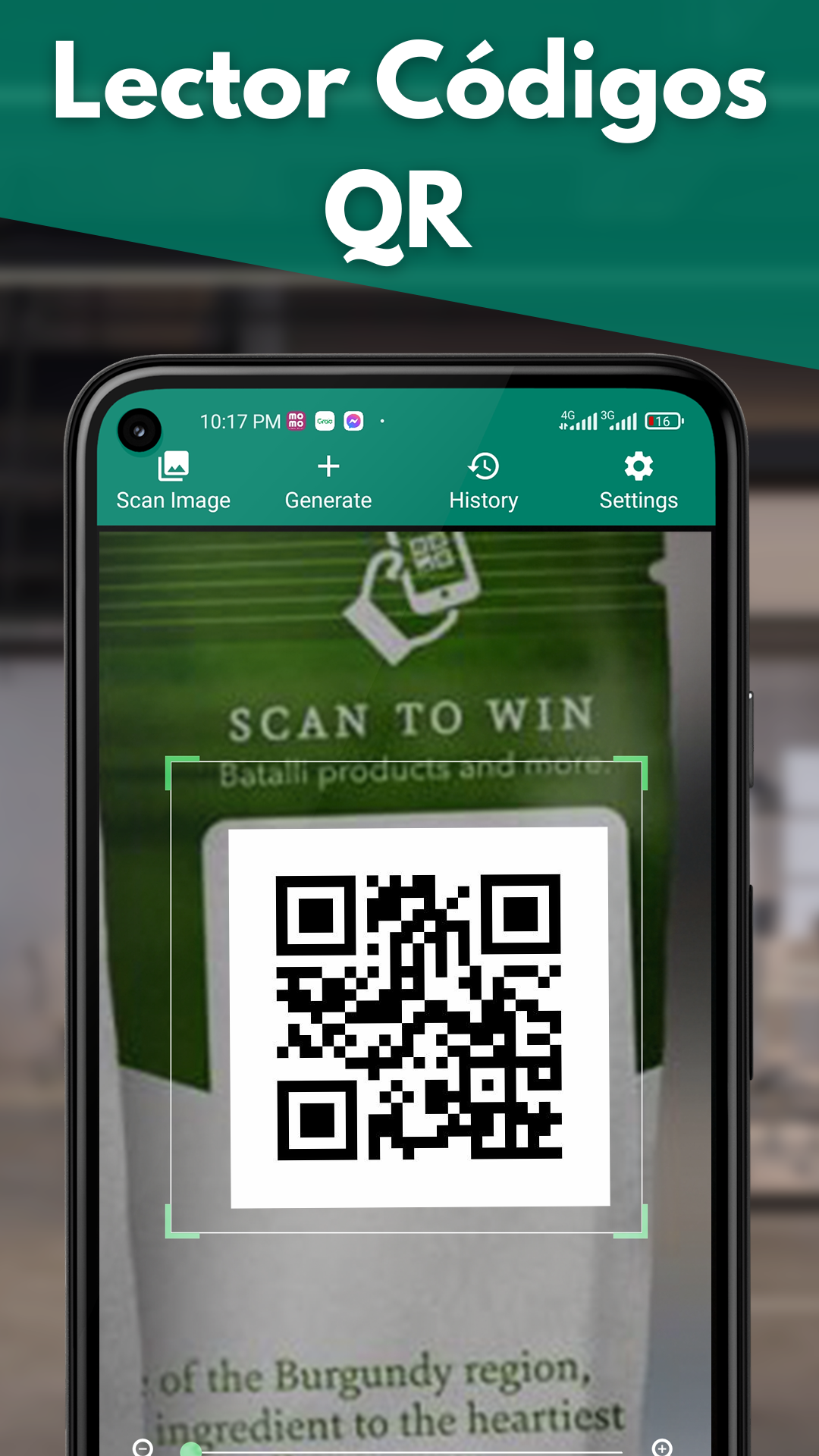 اسکرین شات 5 برنامه QR Scanner & Barcode Generator