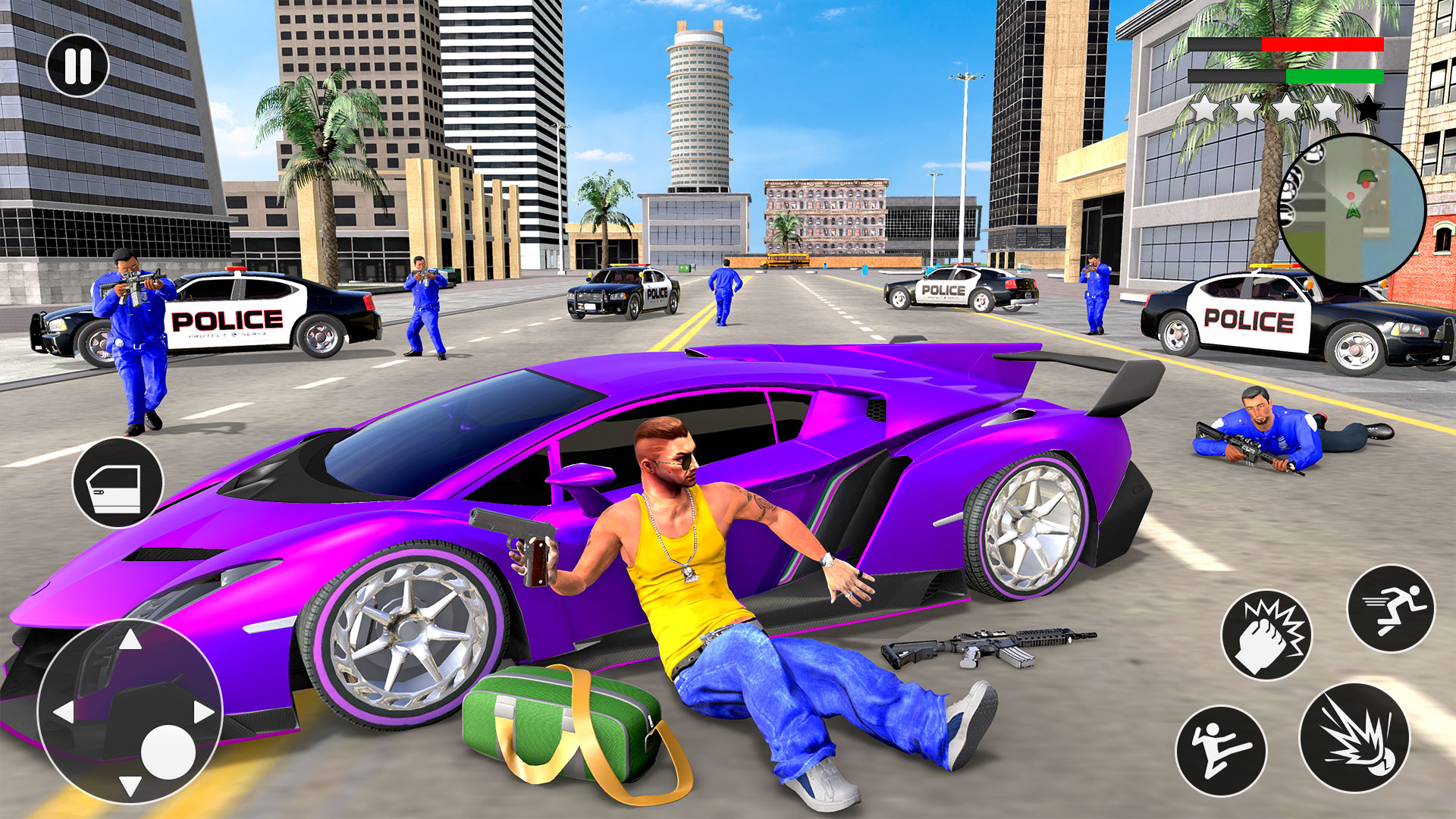 اسکرین شات 1 بازی nyc mafia robbery Crime games