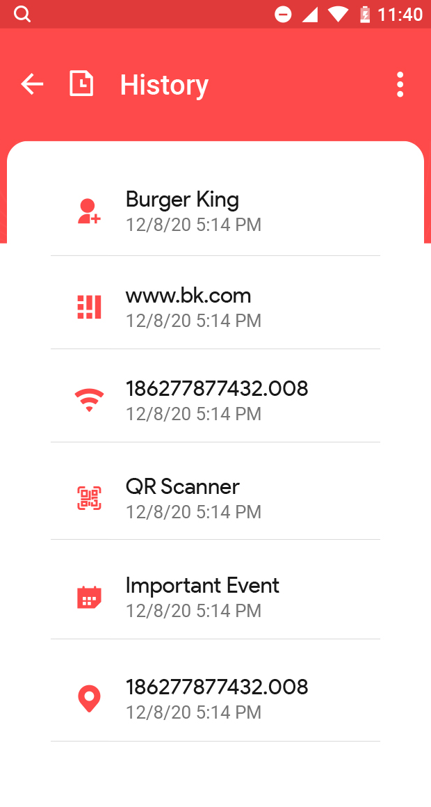 اسکرین شات 4 برنامه QR Code Scanner Lite - QR Scan