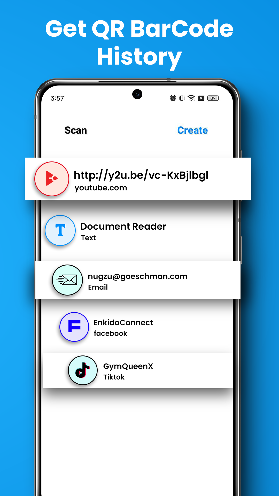 اسکرین شات 4 برنامه QR Barcode Scanner & Generator