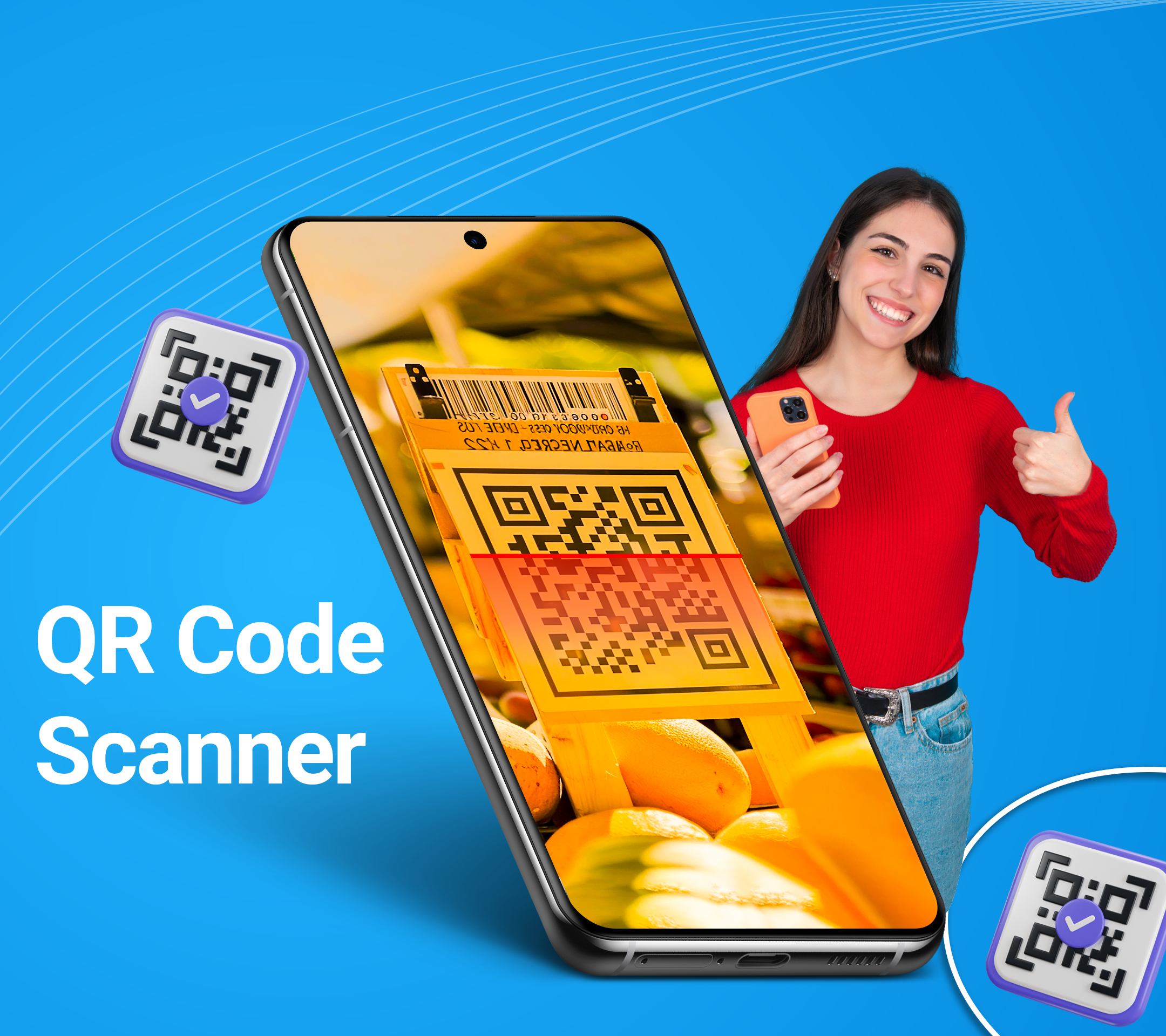 اسکرین شات 1 برنامه QR Barcode Scanner & Generator