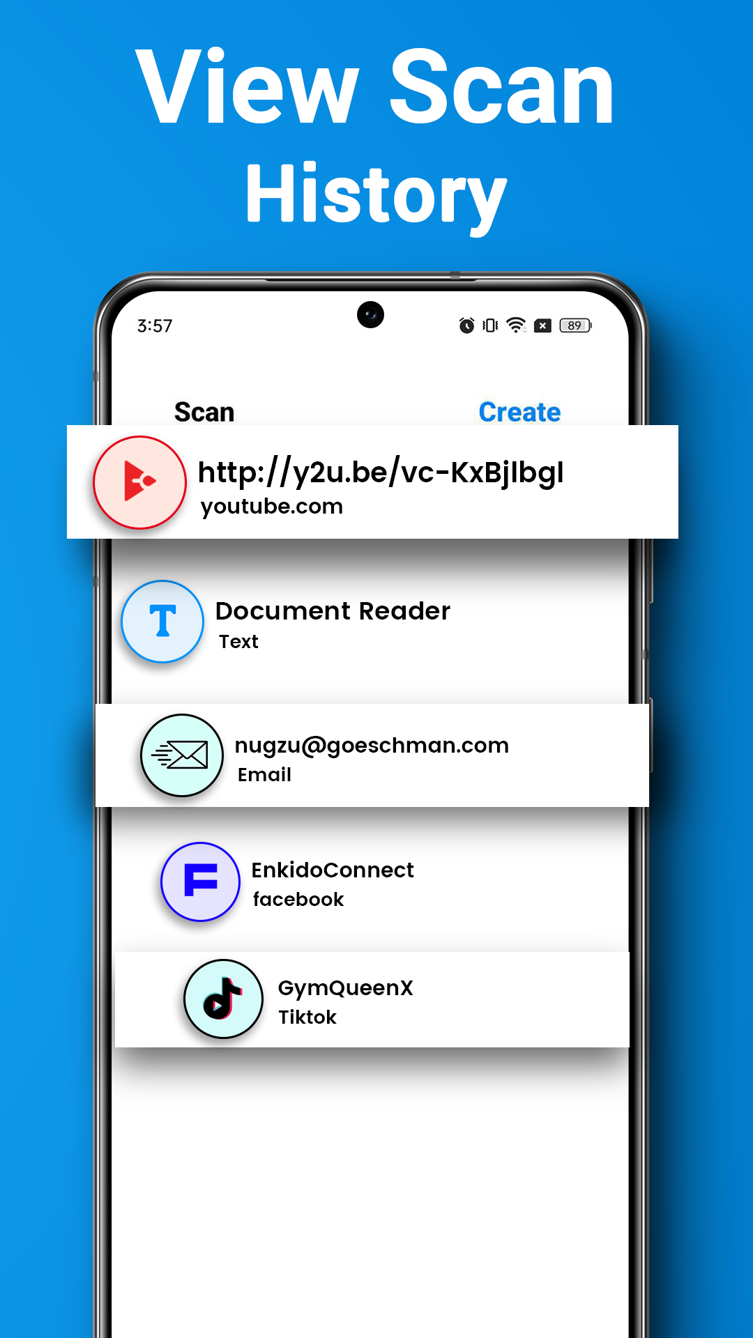 اسکرین شات 4 برنامه QR Barcode Scanner & Generator