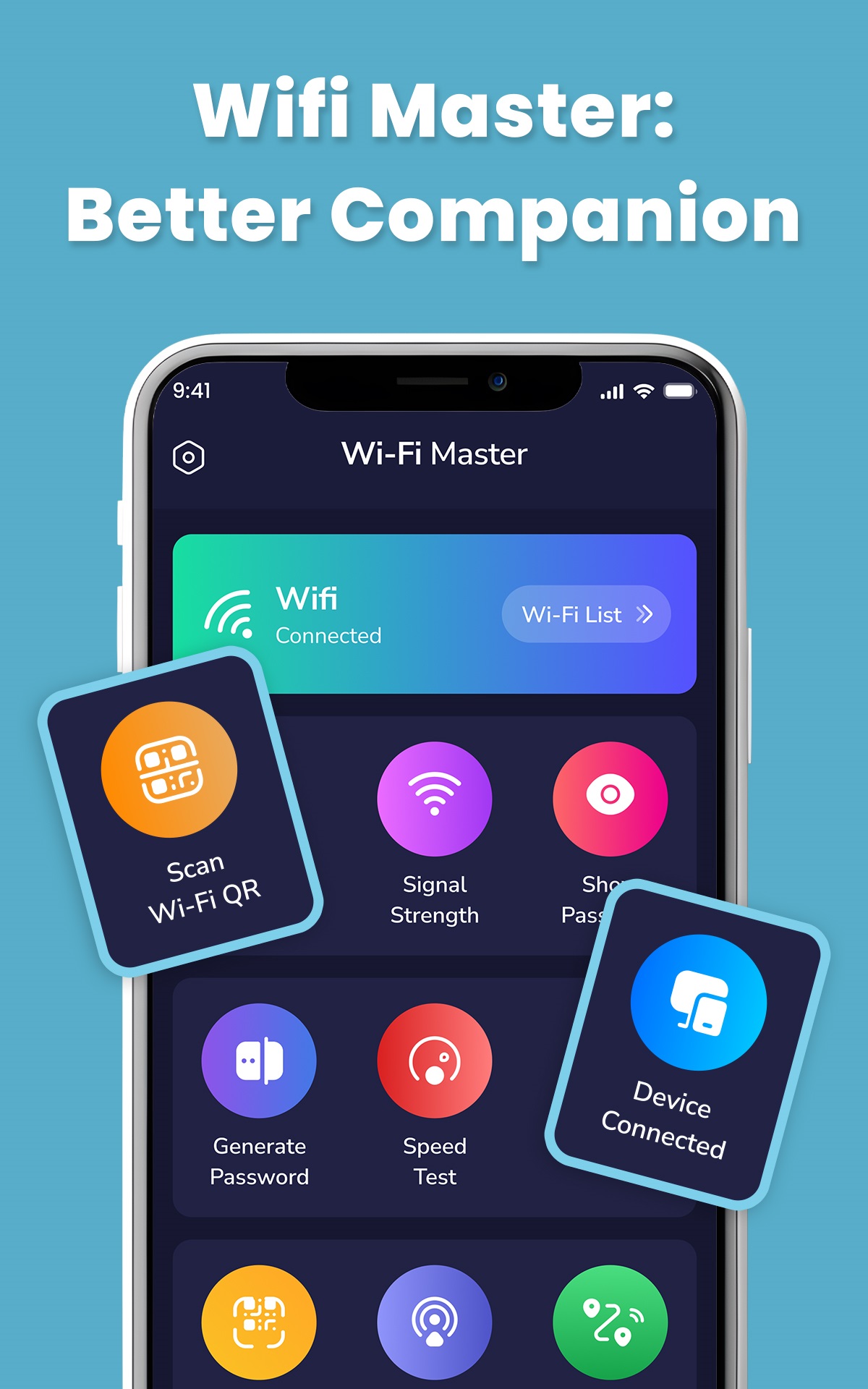 اسکرین شات 1 برنامه Show WIFi Password: WiFi Scan