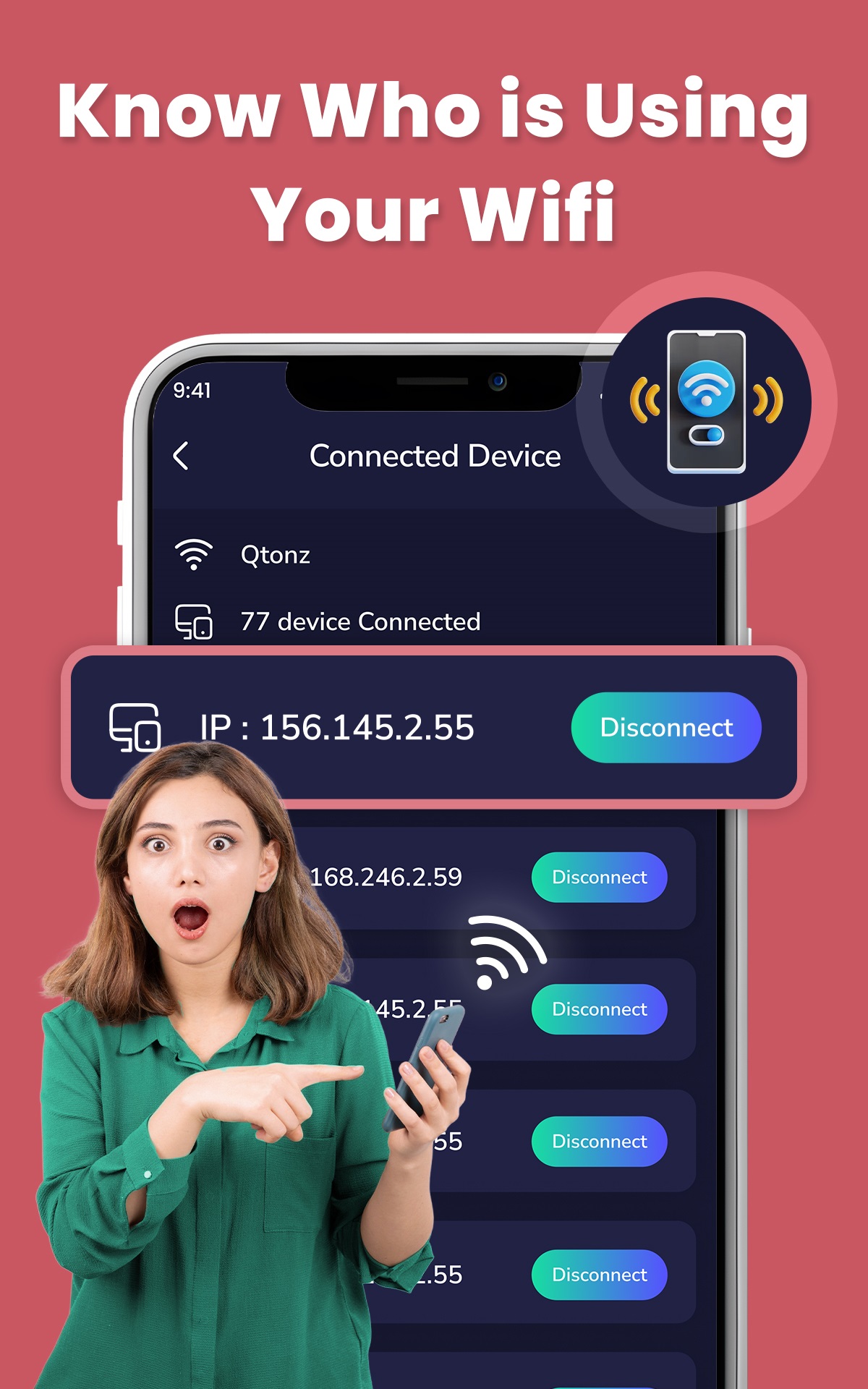 اسکرین شات 5 برنامه Show WIFi Password: WiFi Scan