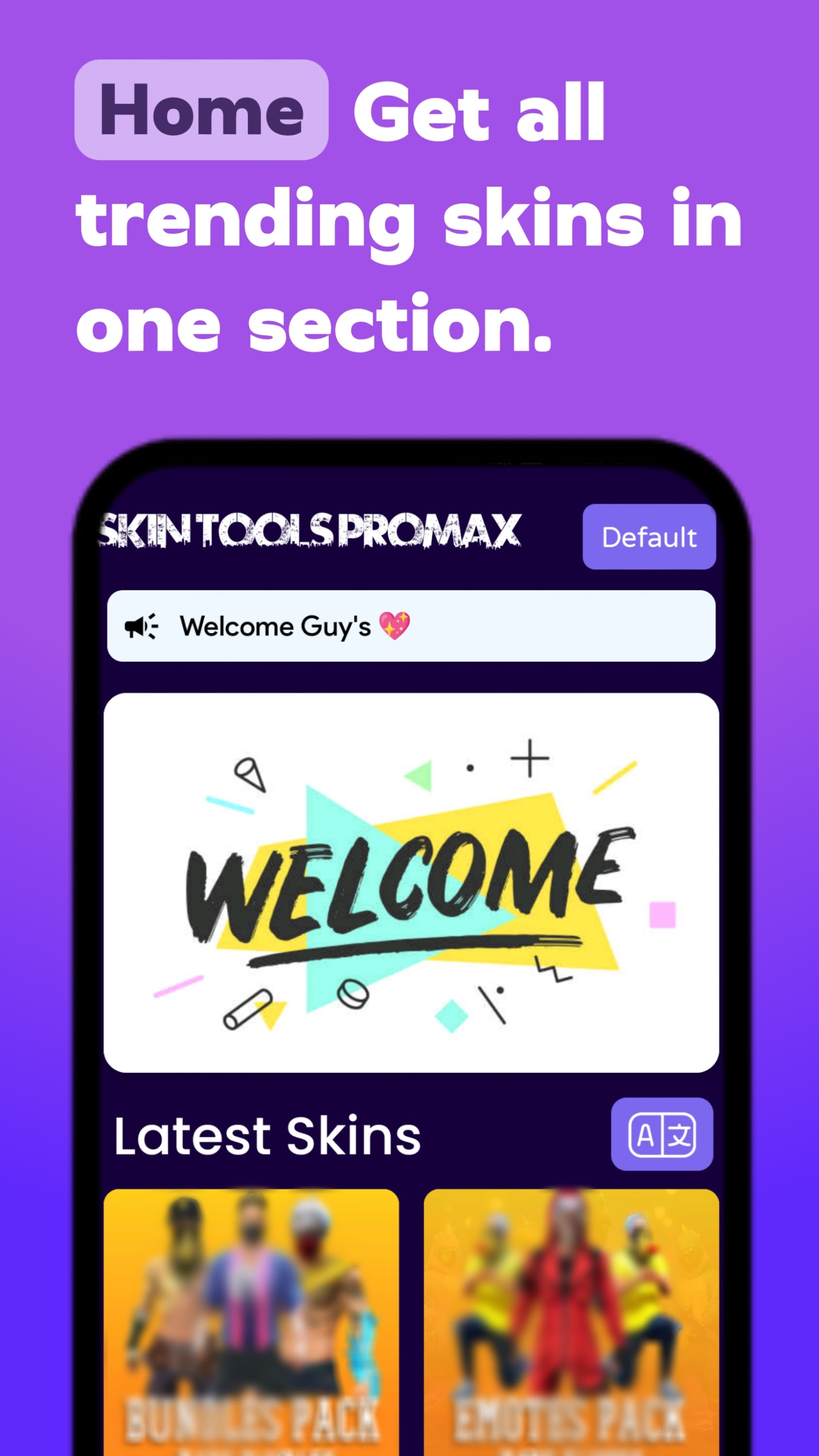 اسکرین شات 1 برنامه Skin Tools Promax