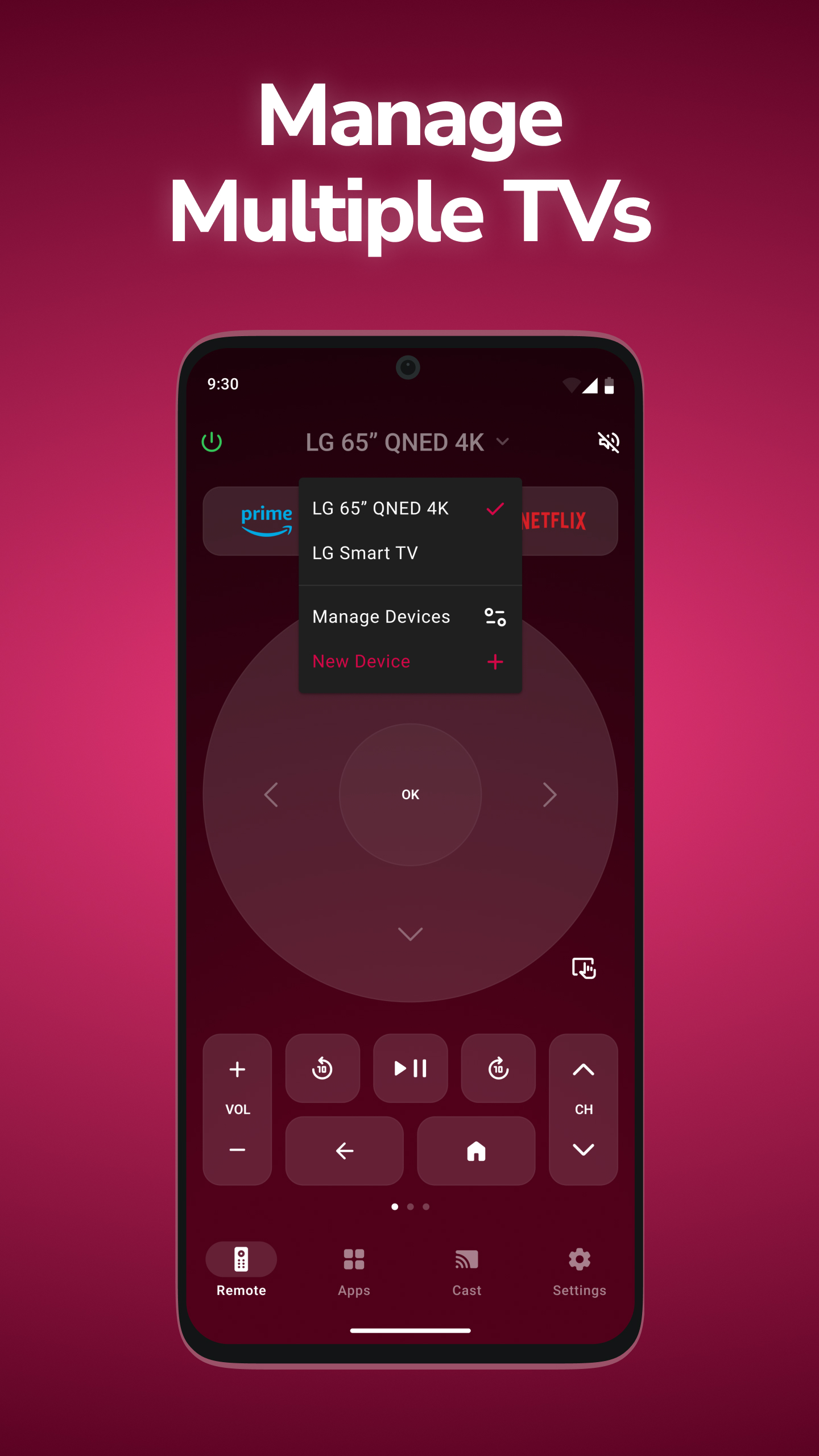 اسکرین شات 5 برنامه LG Smart TV Remote Control