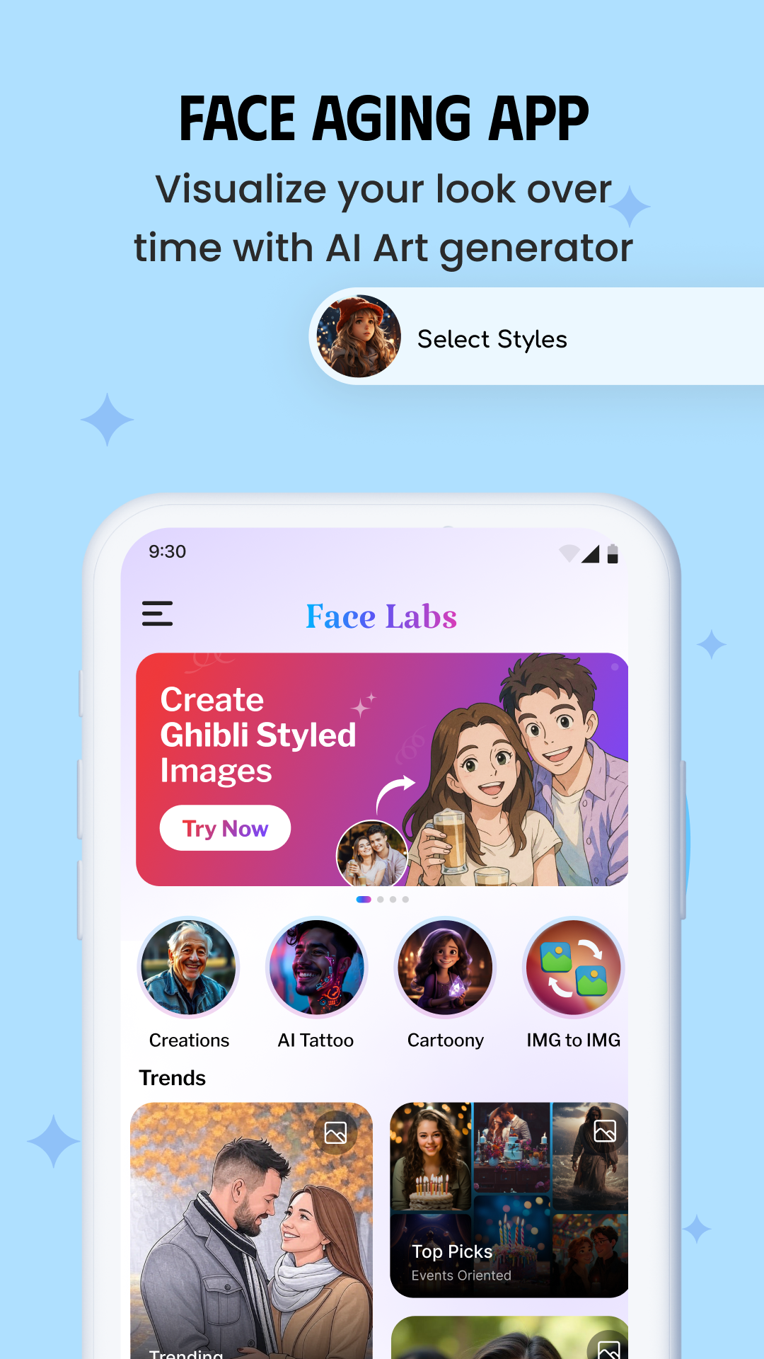 اسکرین شات 4 برنامه Face Aging App: AI Generator