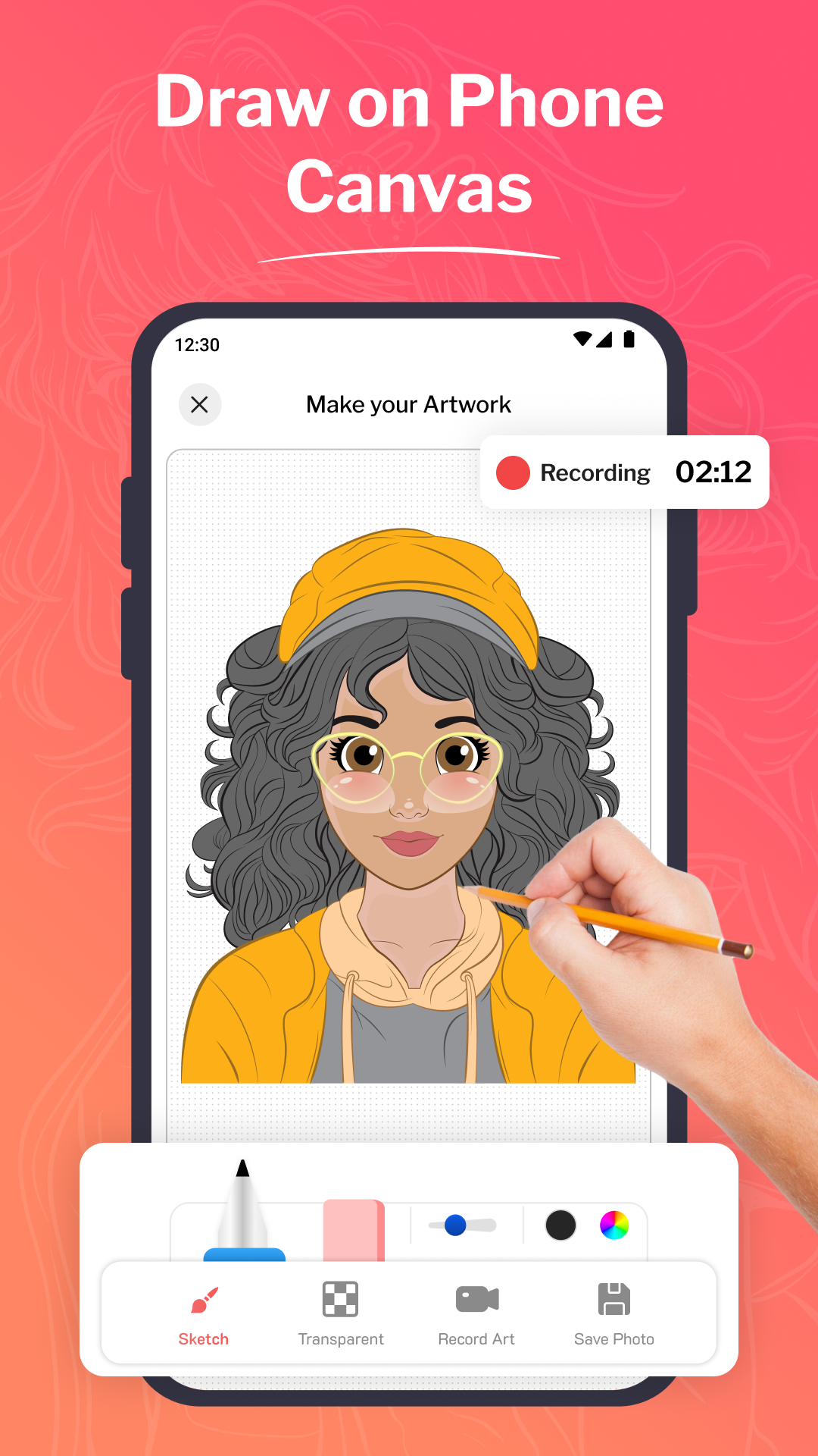 اسکرین شات 6 برنامه ARDrawing: Draw Anime Art