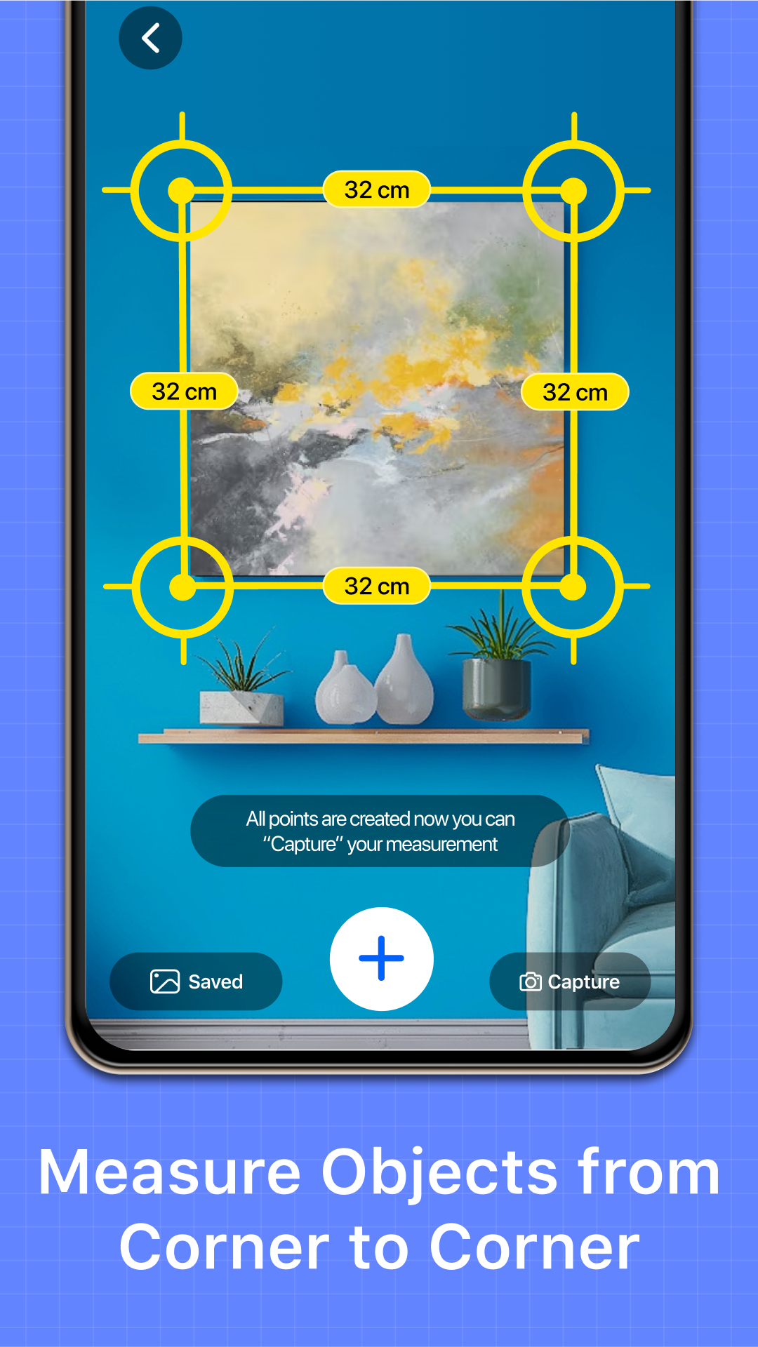 اسکرین شات 5 برنامه AR Ruler: 3D Measuring Tape