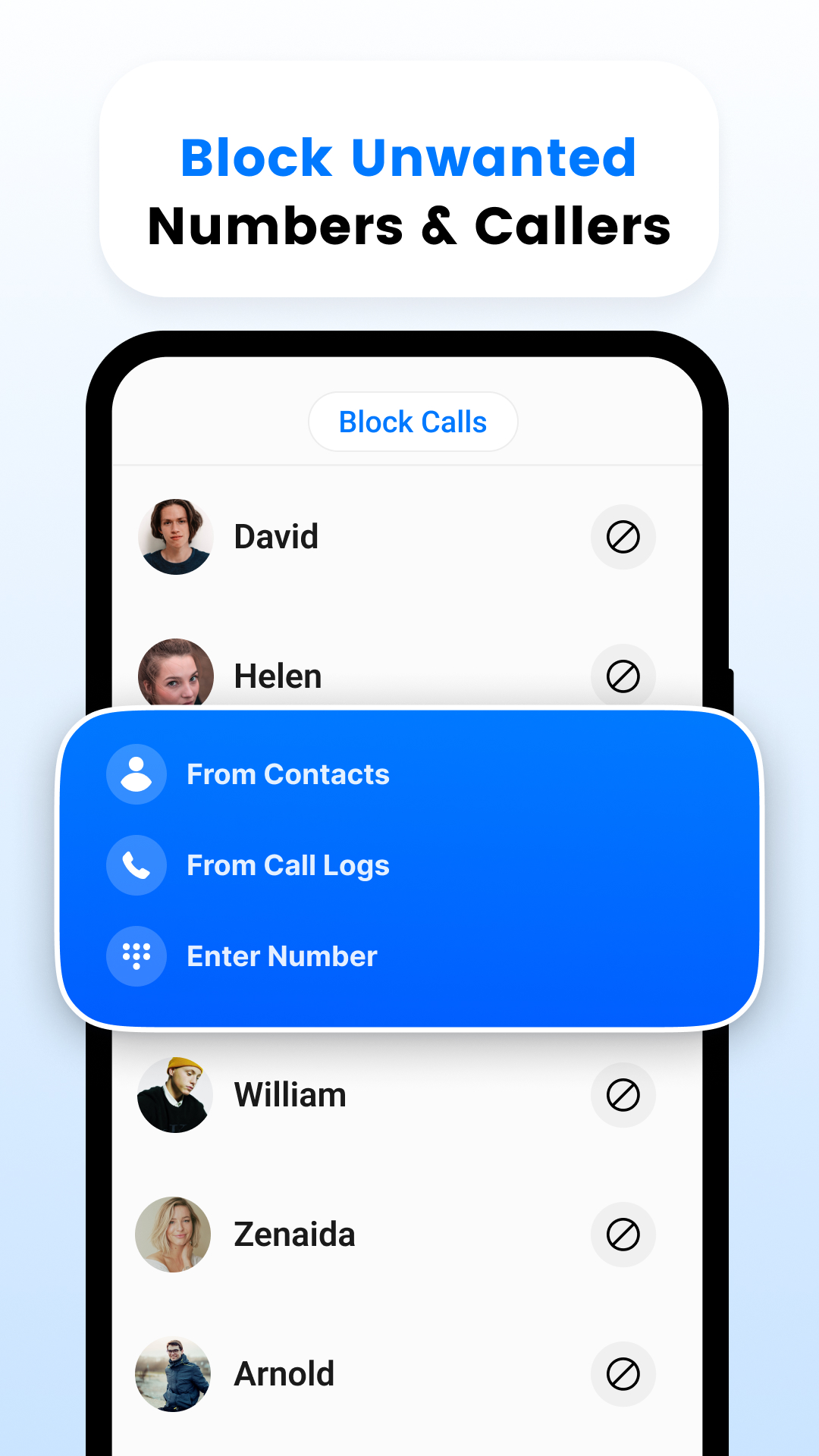 اسکرین شات 4 برنامه Call Blocker: Call Log Manager