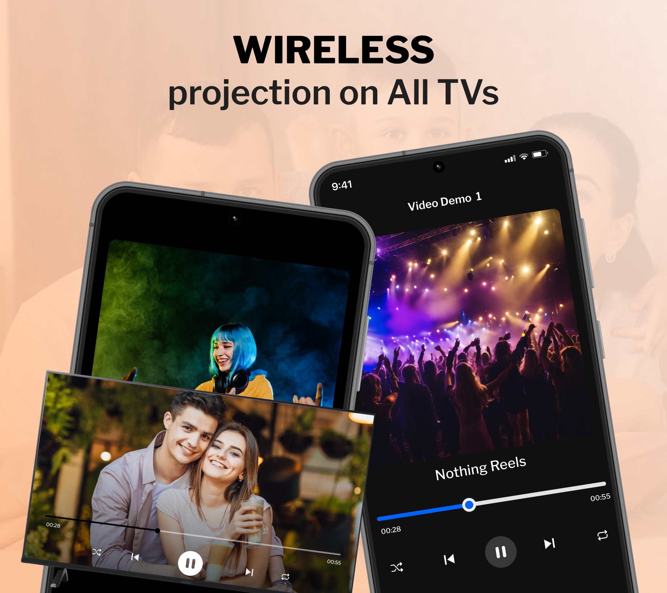 اسکرین شات 8 برنامه Projector HD Simulator: Cast