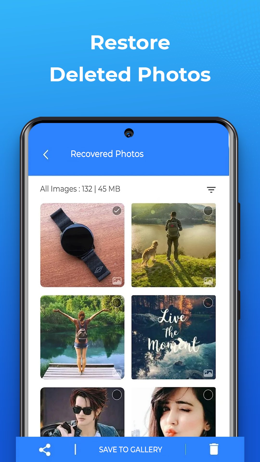اسکرین شات 5 برنامه Deleted Photo Recovery