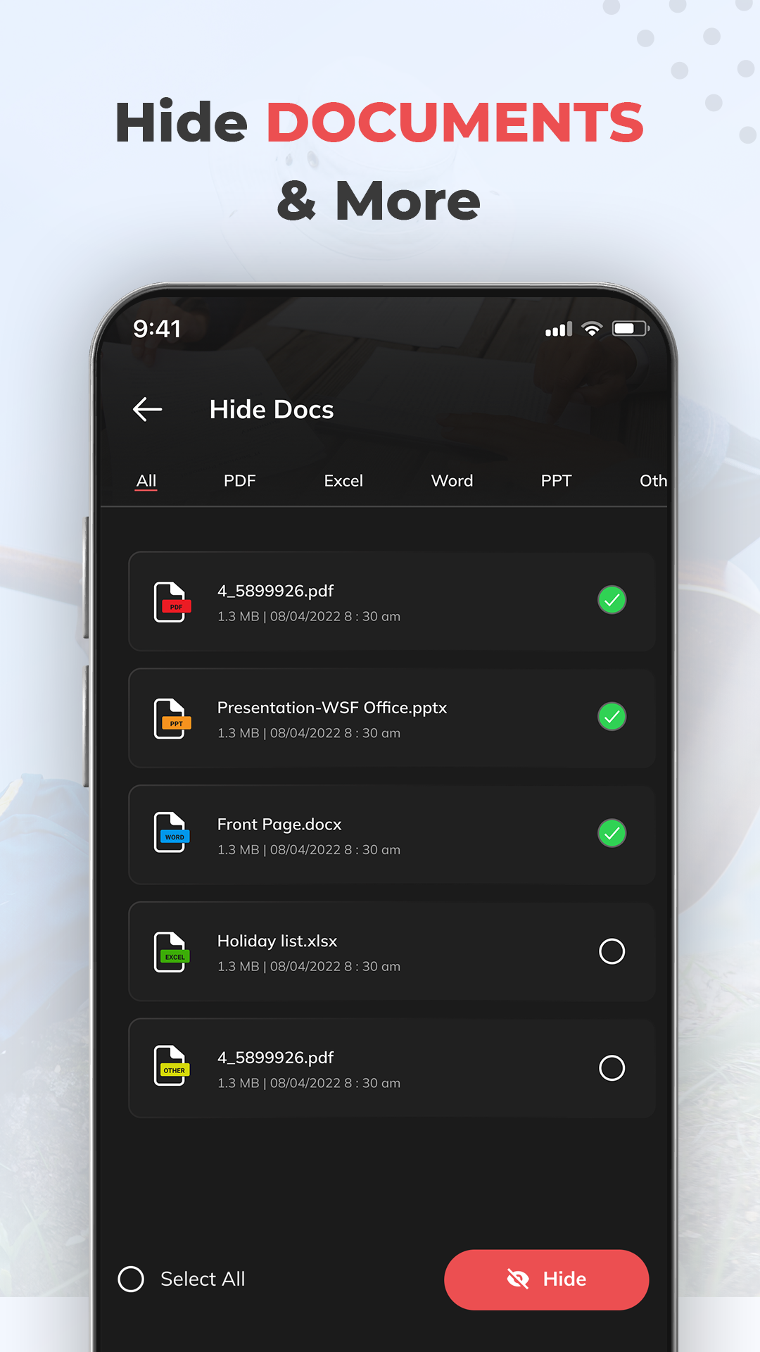 اسکرین شات 5 برنامه Fingerprint Lock Photos