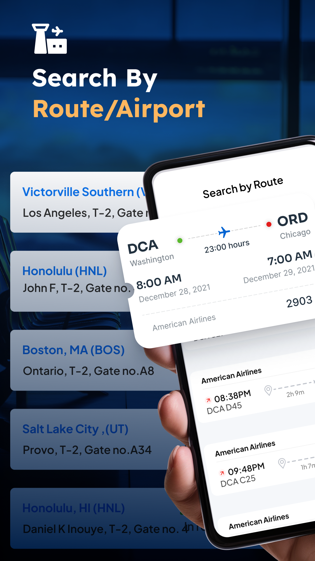 اسکرین شات 5 برنامه Flight Tracker-LIVE Status Map