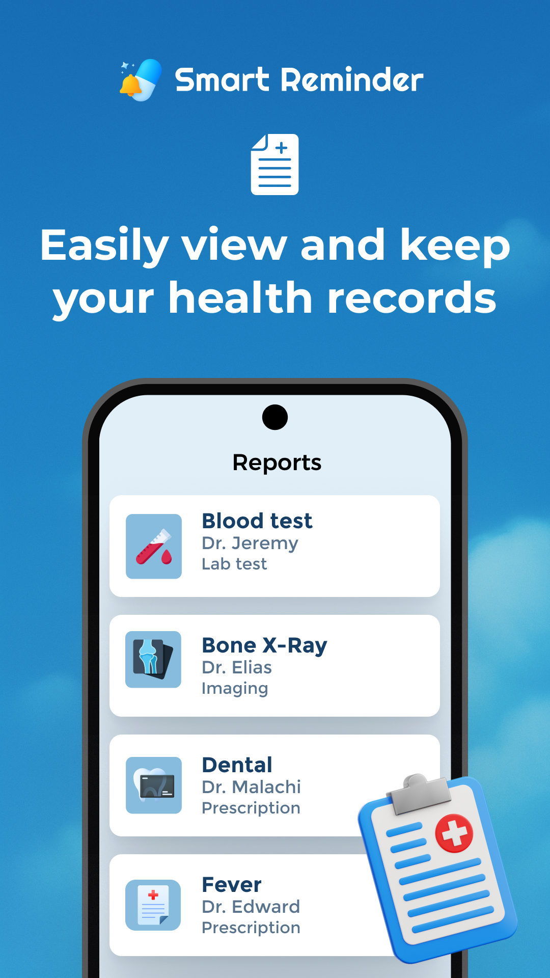 اسکرین شات 5 برنامه Smart Reminder: Track Medicine