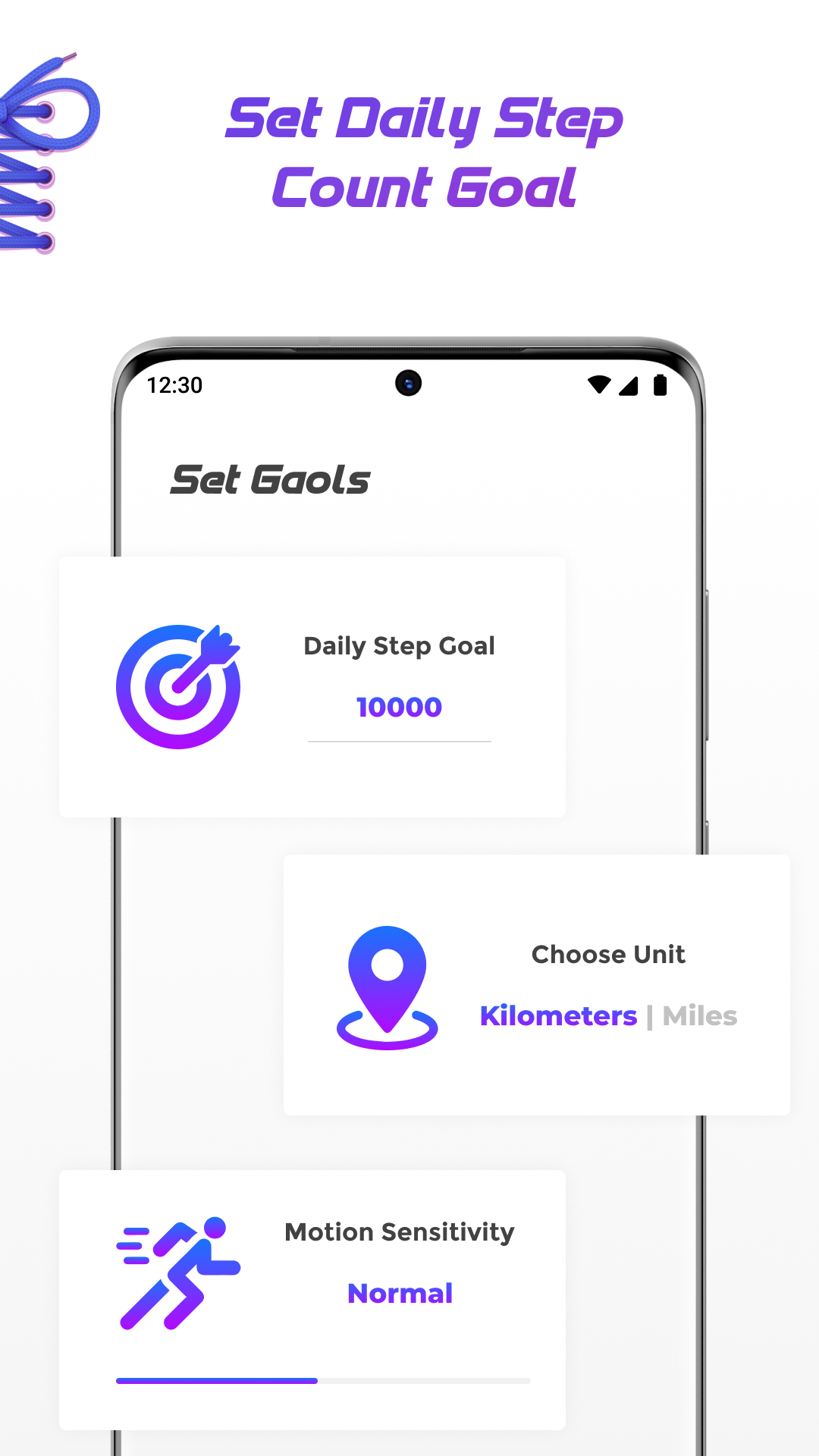 اسکرین شات 5 برنامه Pedometer: Step Counter & Walk