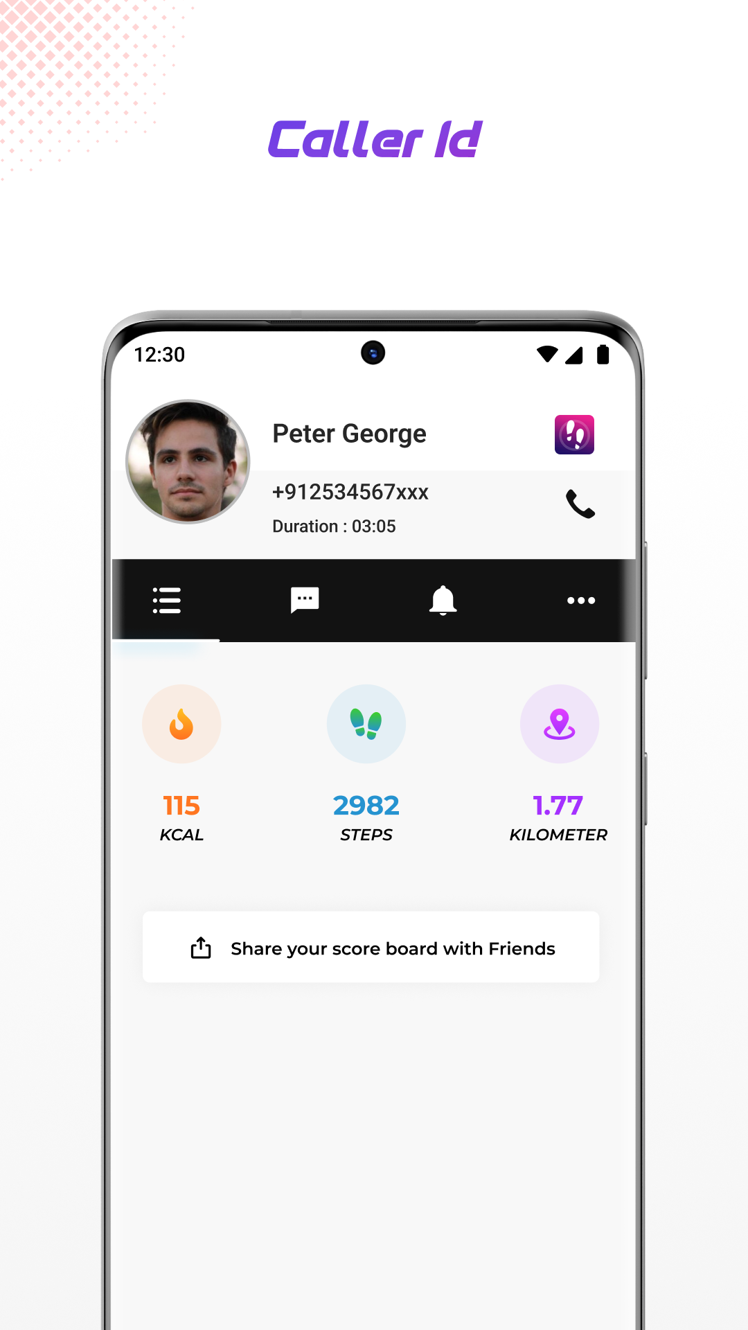 اسکرین شات 3 برنامه Pedometer: Step Counter & Walk