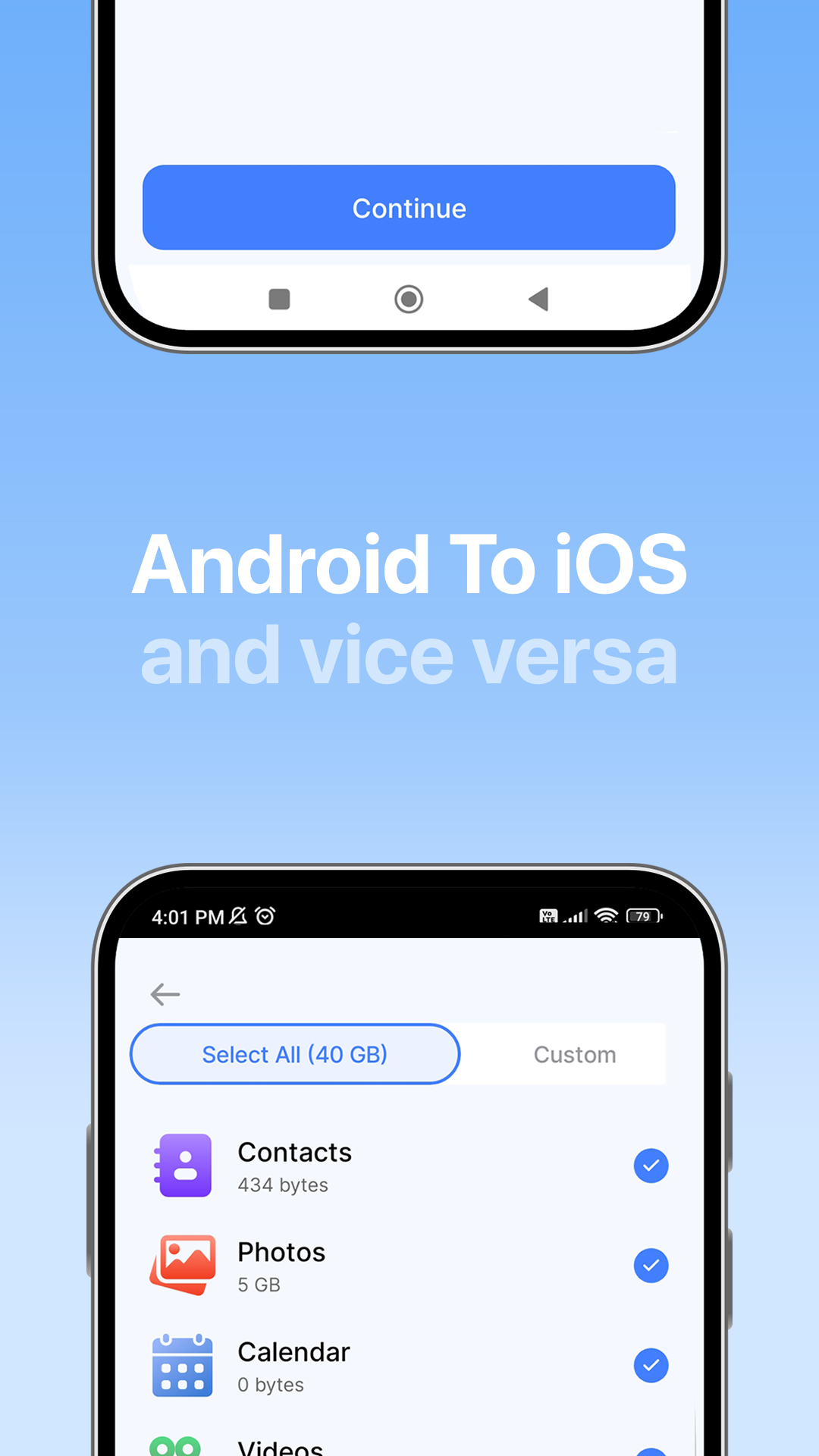 اسکرین شات 2 برنامه Smart Sync Switch My Phone