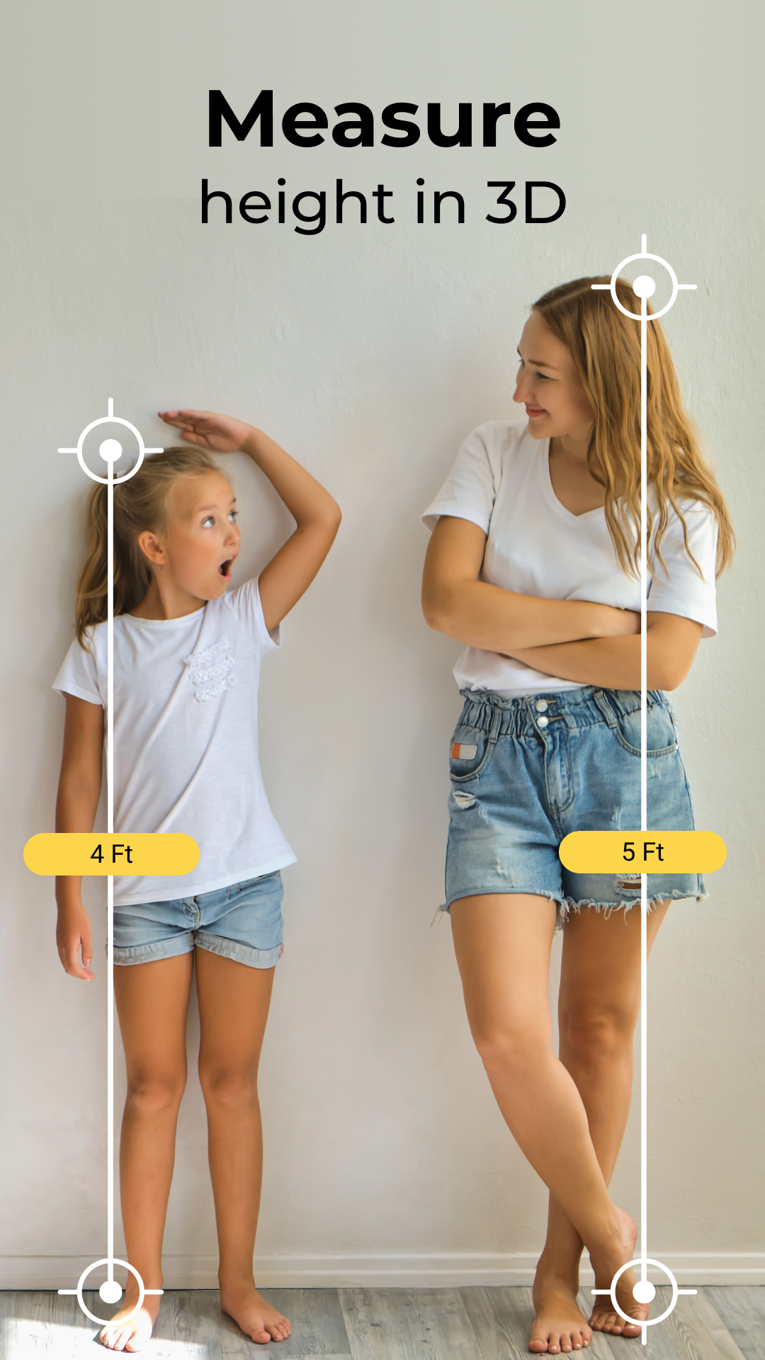 اسکرین شات 3 برنامه AR Measure : 3D Tape Ruler