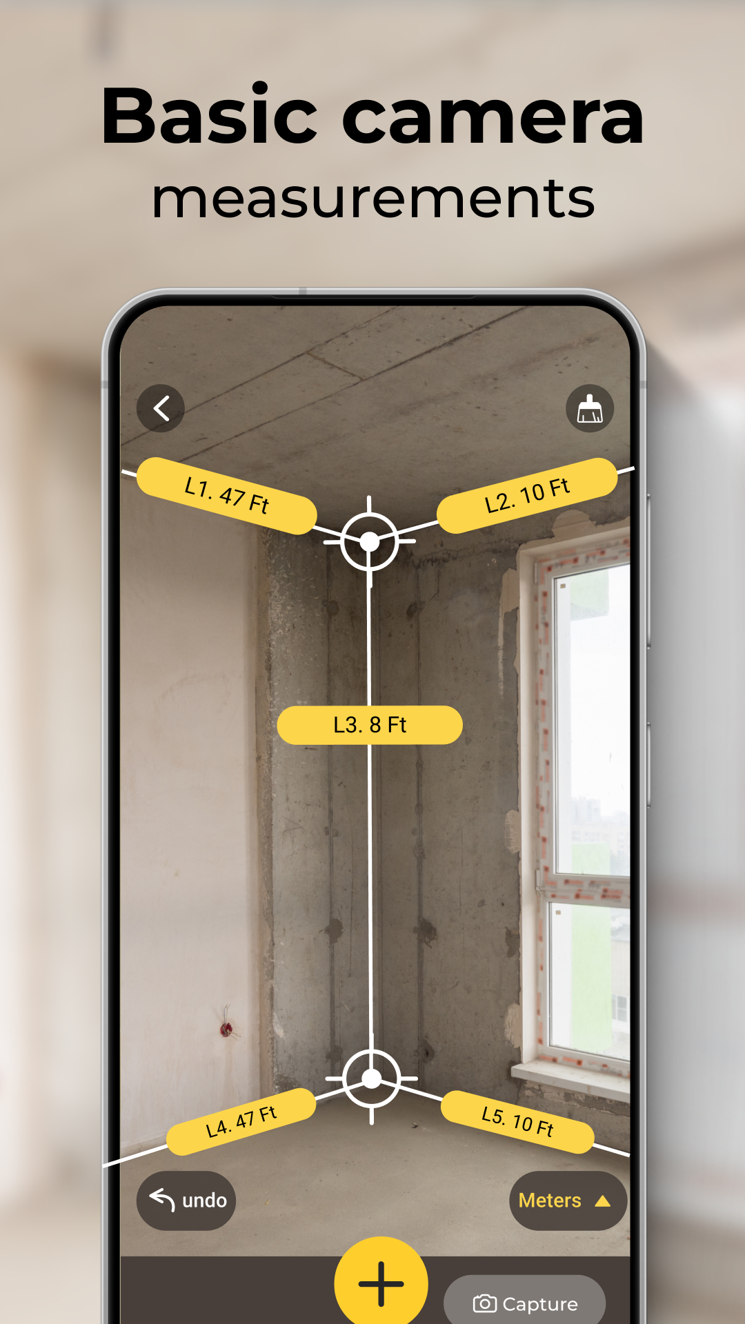 اسکرین شات 2 برنامه AR Measure : 3D Tape Ruler