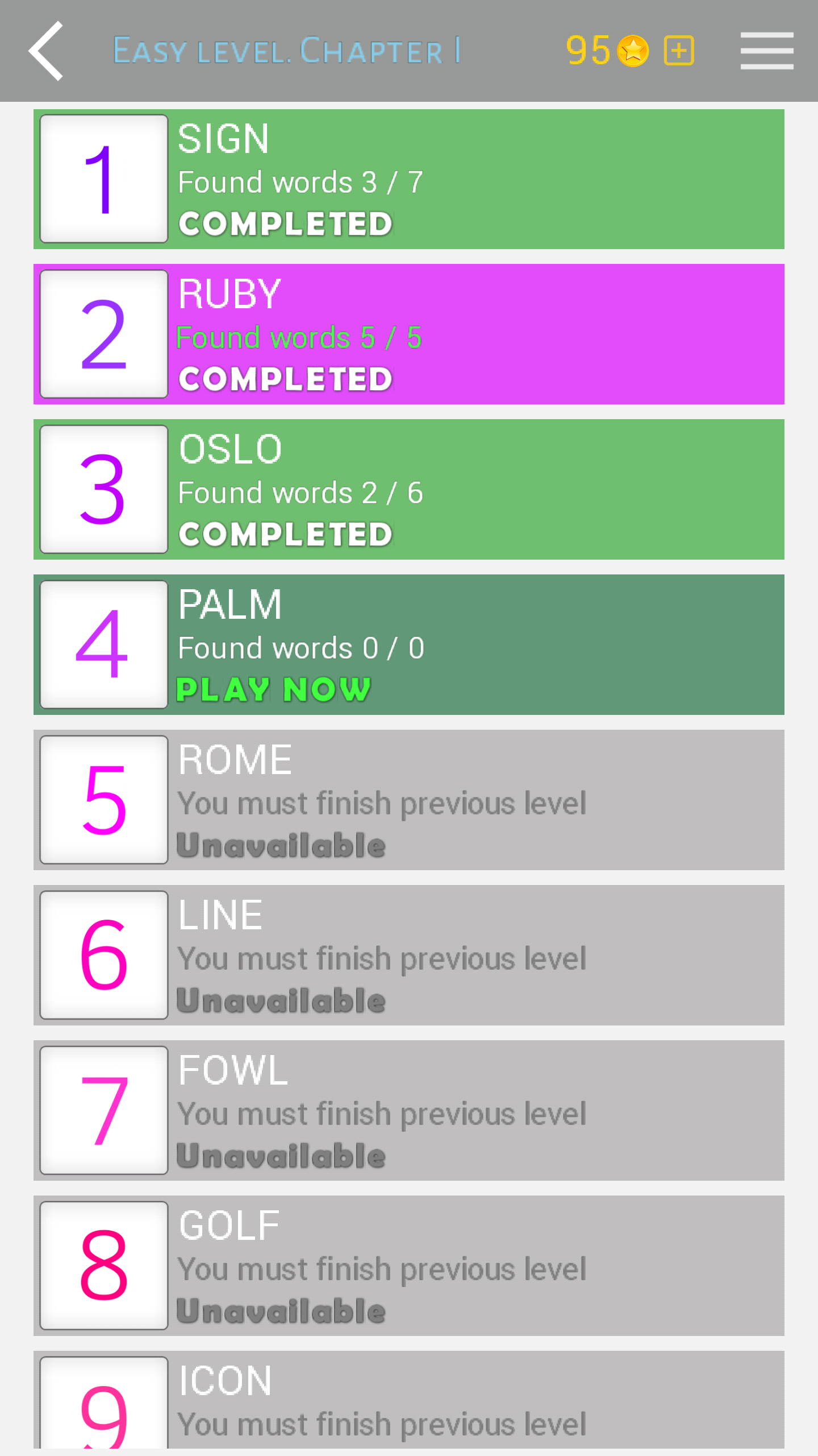 اسکرین شات 4 بازی AnagramApp. Word anagrams