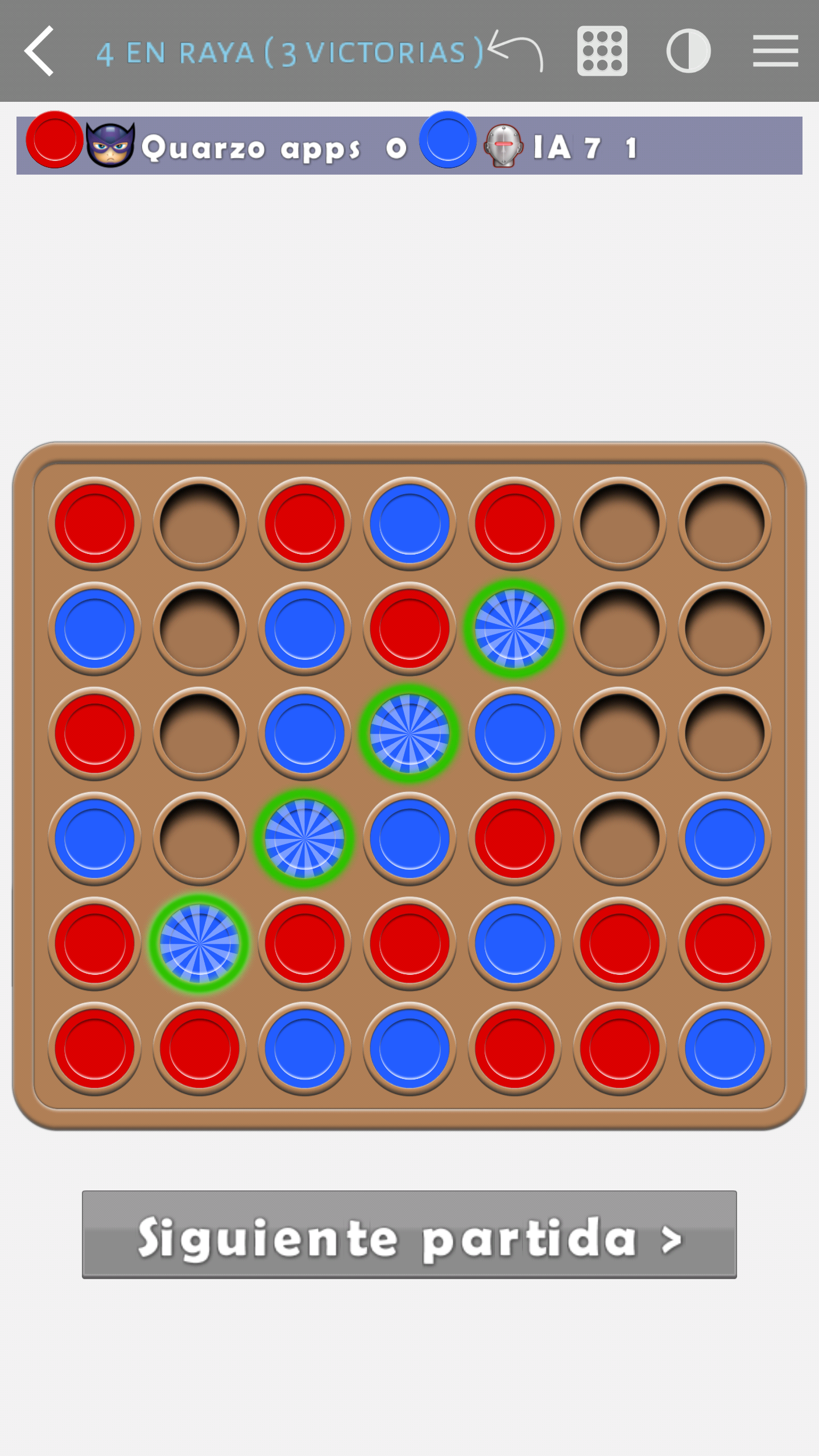 اسکرین شات 8 بازی 4 in a row