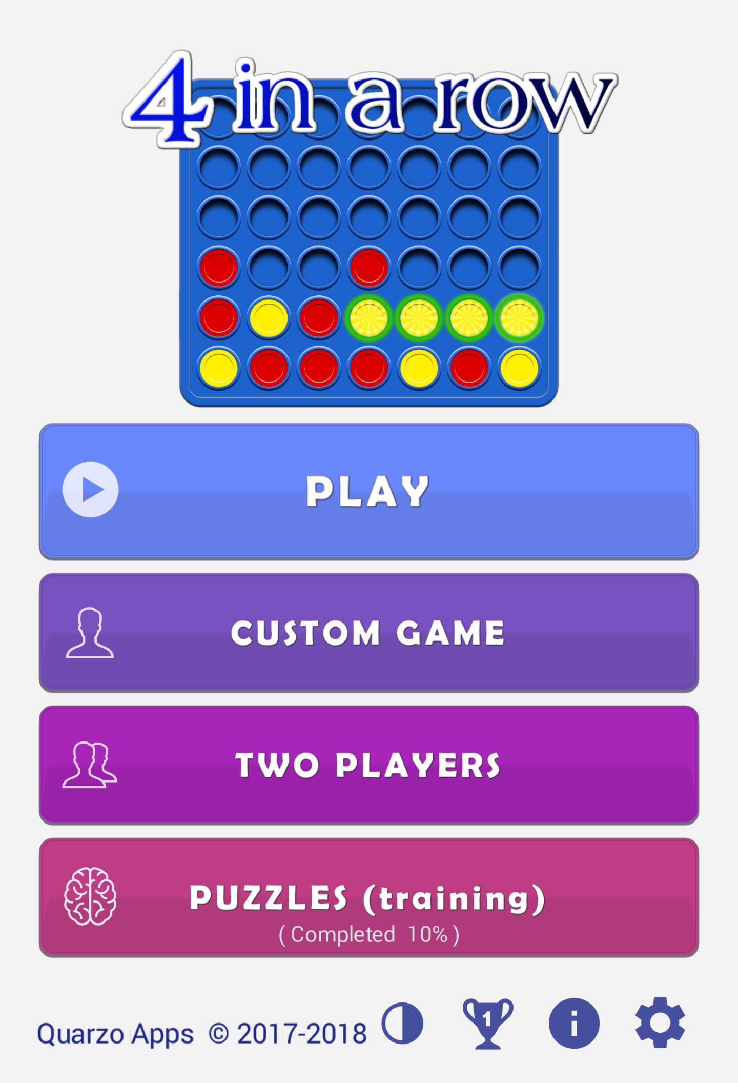 اسکرین شات 1 بازی 4 in a row