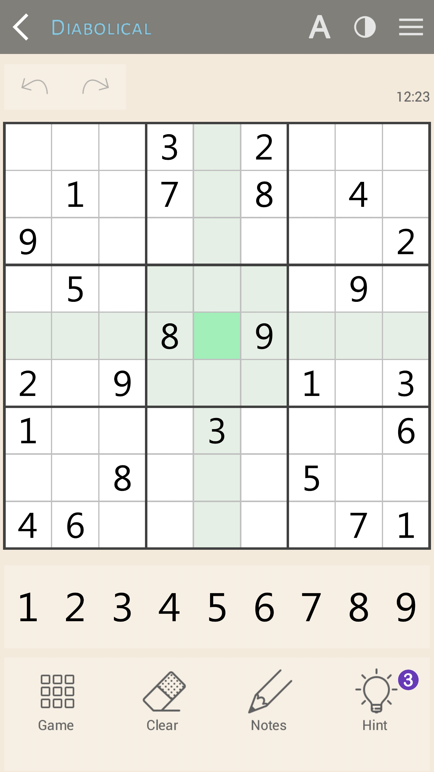 اسکرین شات 2 بازی Sudoku classic