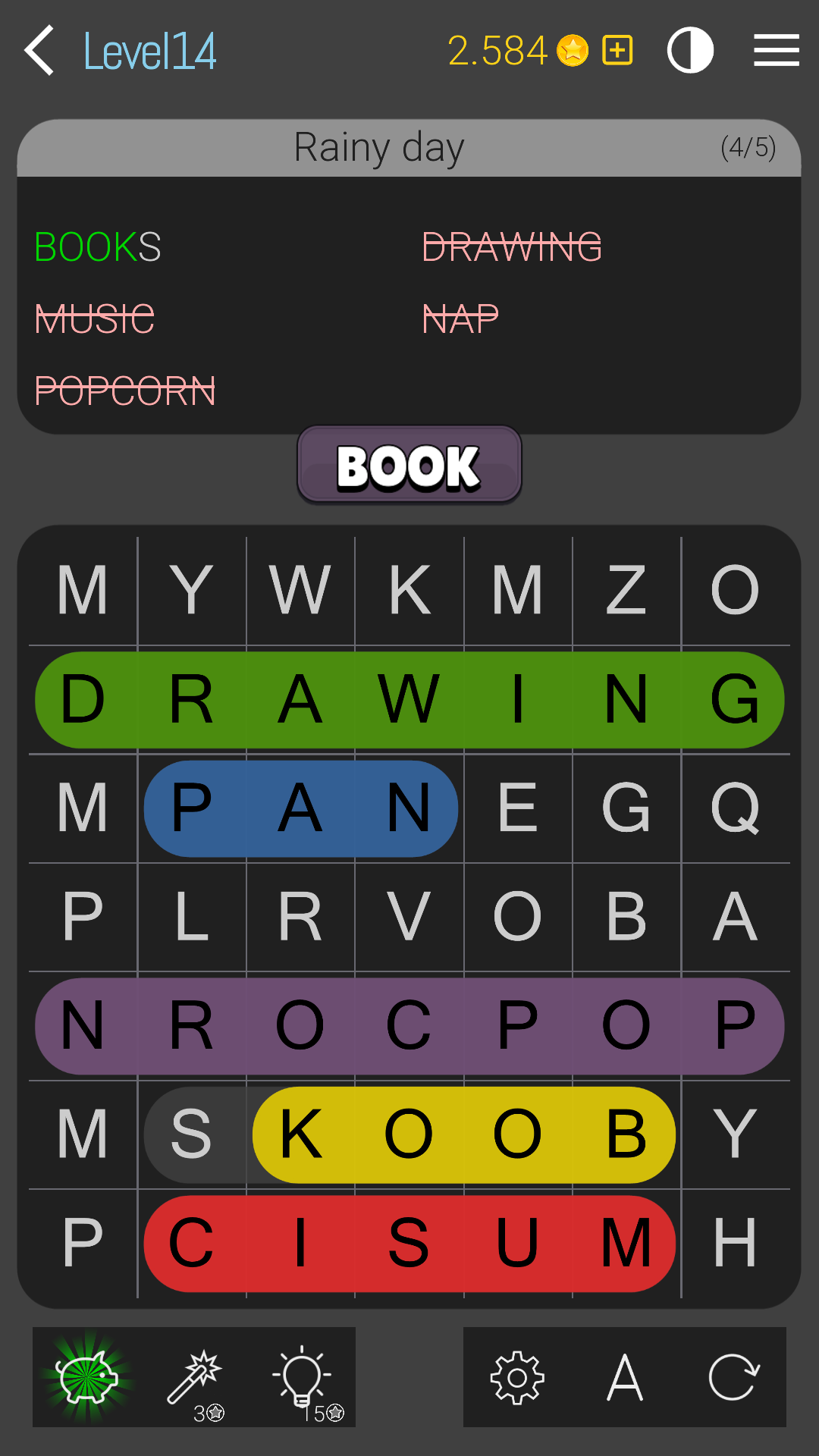 اسکرین شات 7 بازی Word Search Evolved