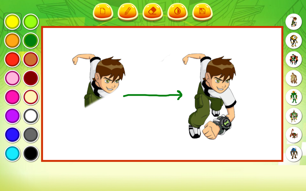 اسکرین شات 2 بازی ‏نقاشی با بن تن