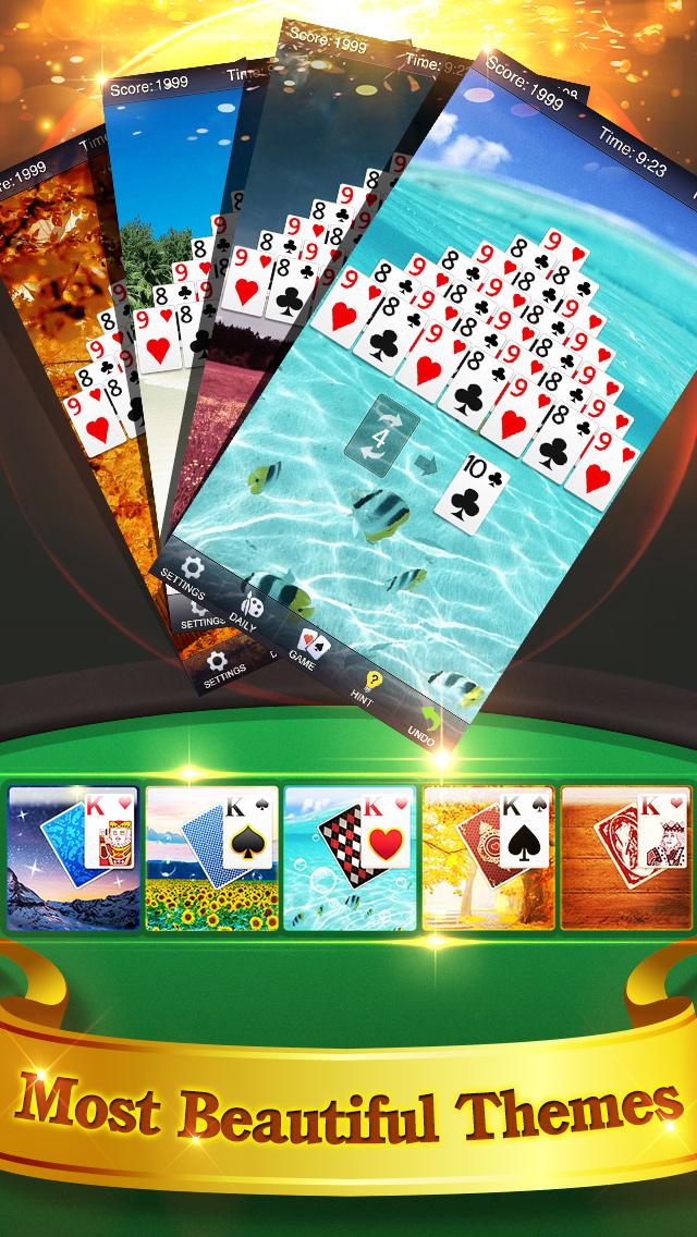 اسکرین شات 4 بازی Pyramid Solitaire