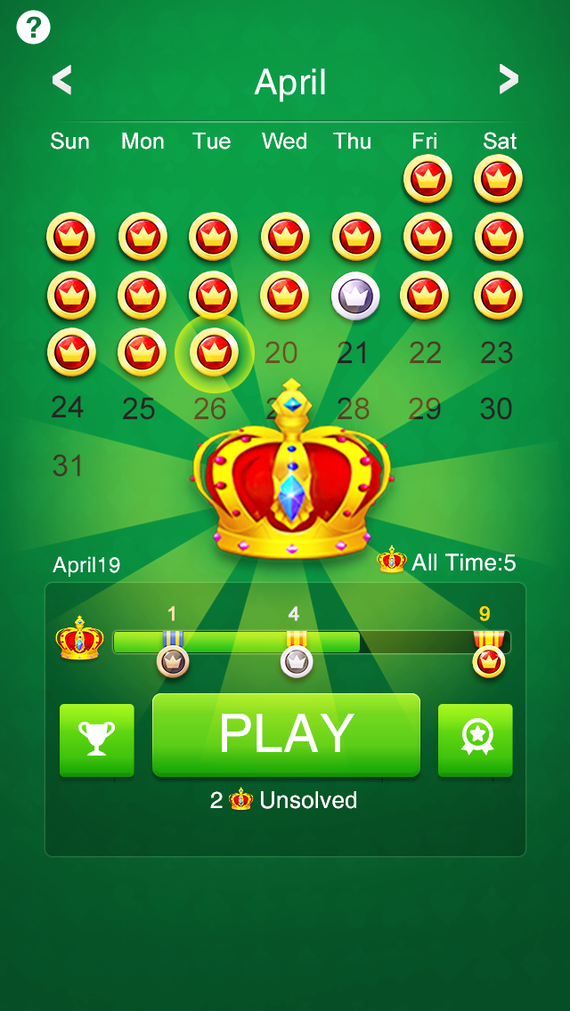 اسکرین شات 1 بازی Solitaire: Daily Challenges
