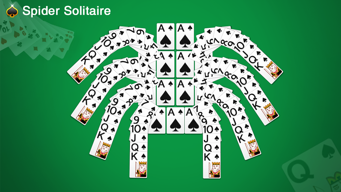 اسکرین شات 3 بازی Spider Solitaire