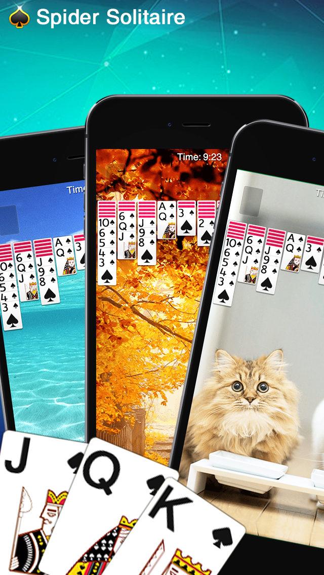 اسکرین شات 2 بازی Spider Solitaire