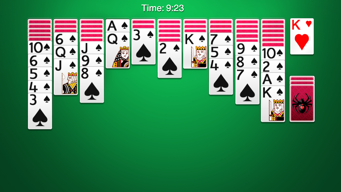 اسکرین شات 5 بازی Spider Solitaire